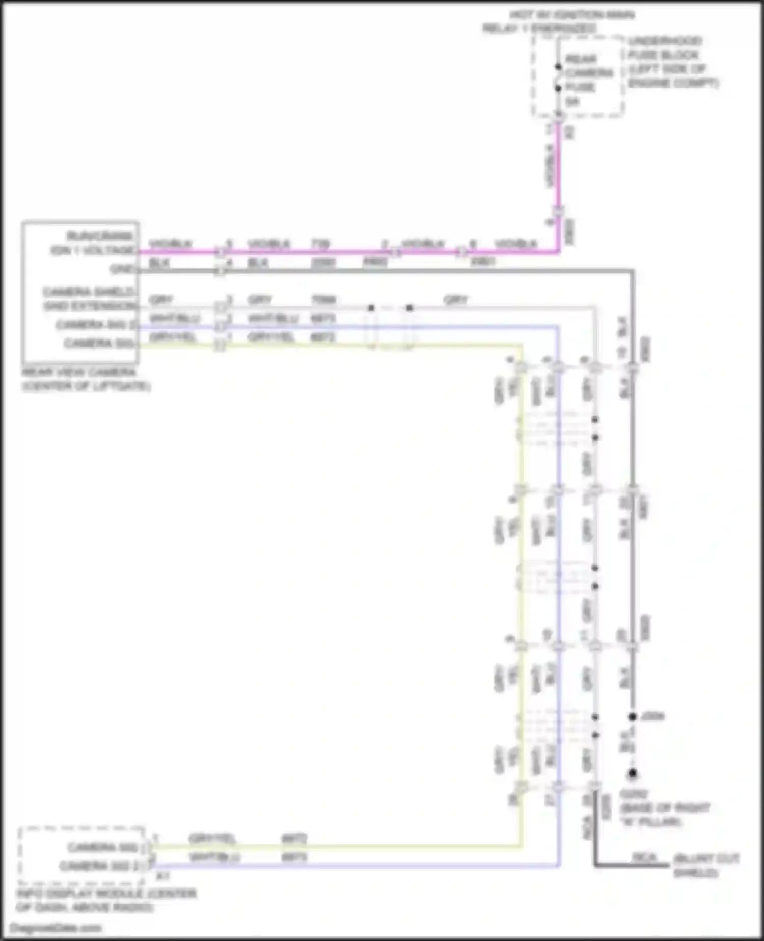 Wiring diagram blk for Chevrolet Bolt I (2016-2021) (19 of 102)