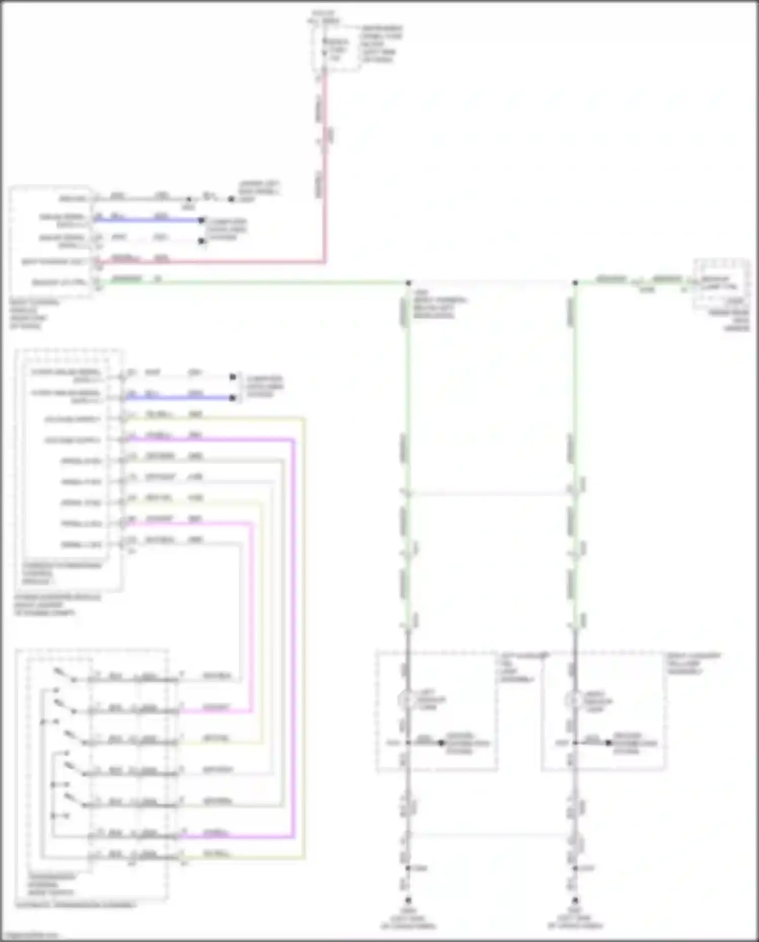 Wiring diagram body control module for Chevrolet Bolt I (2016-2021) (2 of 11)