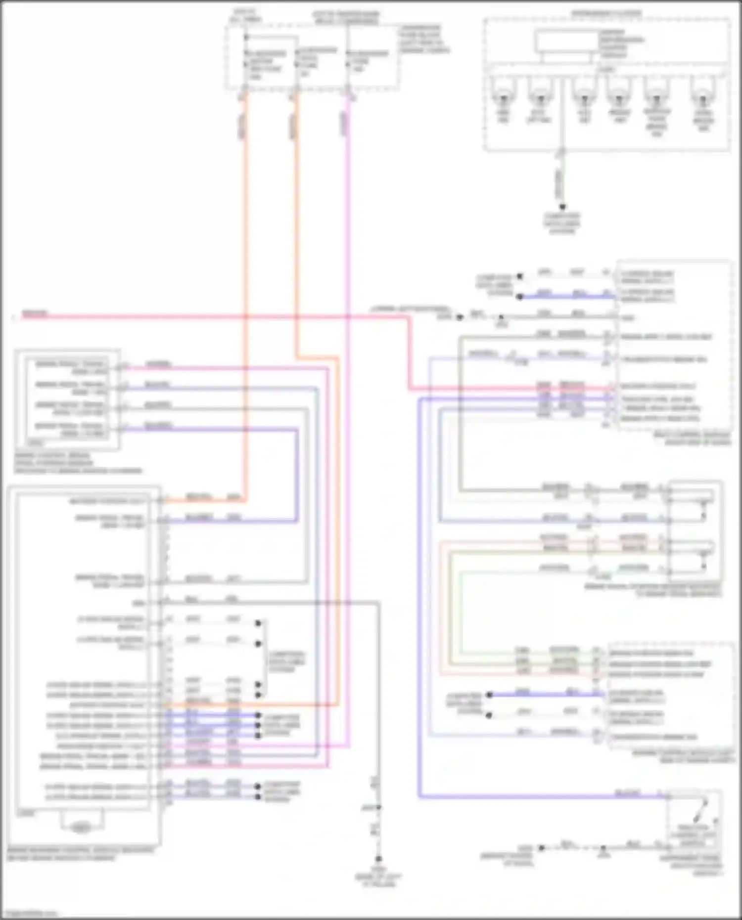 Wiring diagram brake apply sens ctrl for Chevrolet Bolt I (2016-2021) (1 of 3)