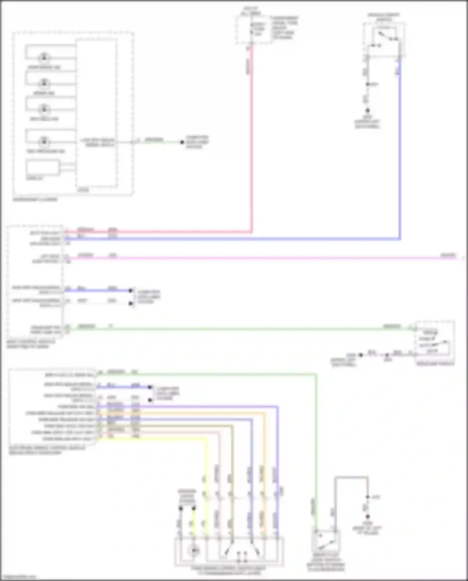 Wiring diagram brake fluid level switch for Chevrolet Bolt I (2016-2021) (4 of 4)