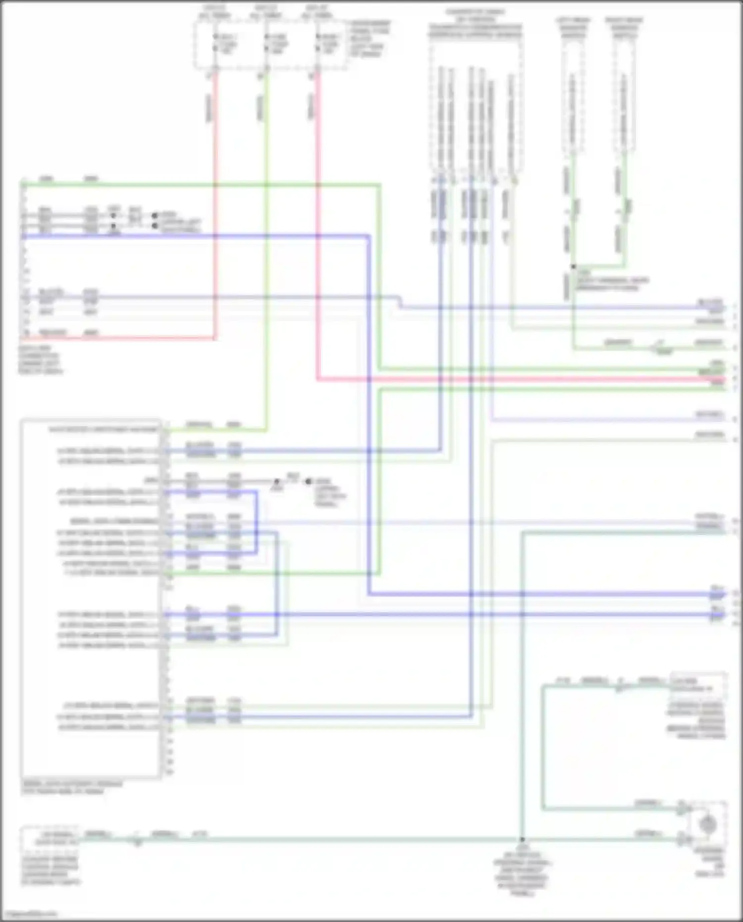 Wiring diagram coolant heater control module for Chevrolet Bolt I (2016-2021) (1 of 4)