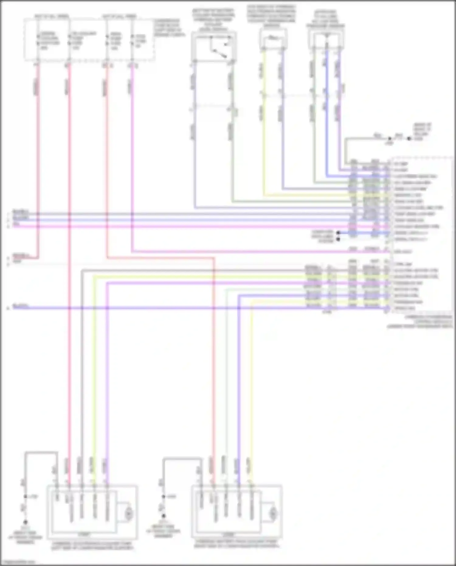 Wiring diagram engine cooling fan fuse for Chevrolet Bolt I (2016-2021) (1 of 3)