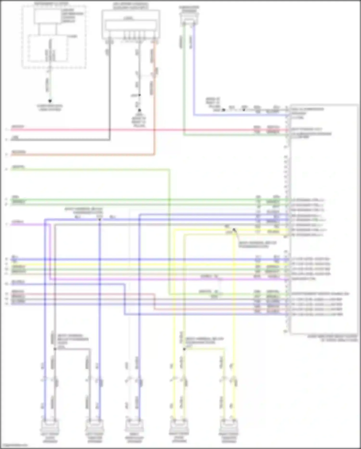 Wiring diagram lf low level audio sig for Chevrolet Bolt I (2016-2021) (3 of 3)