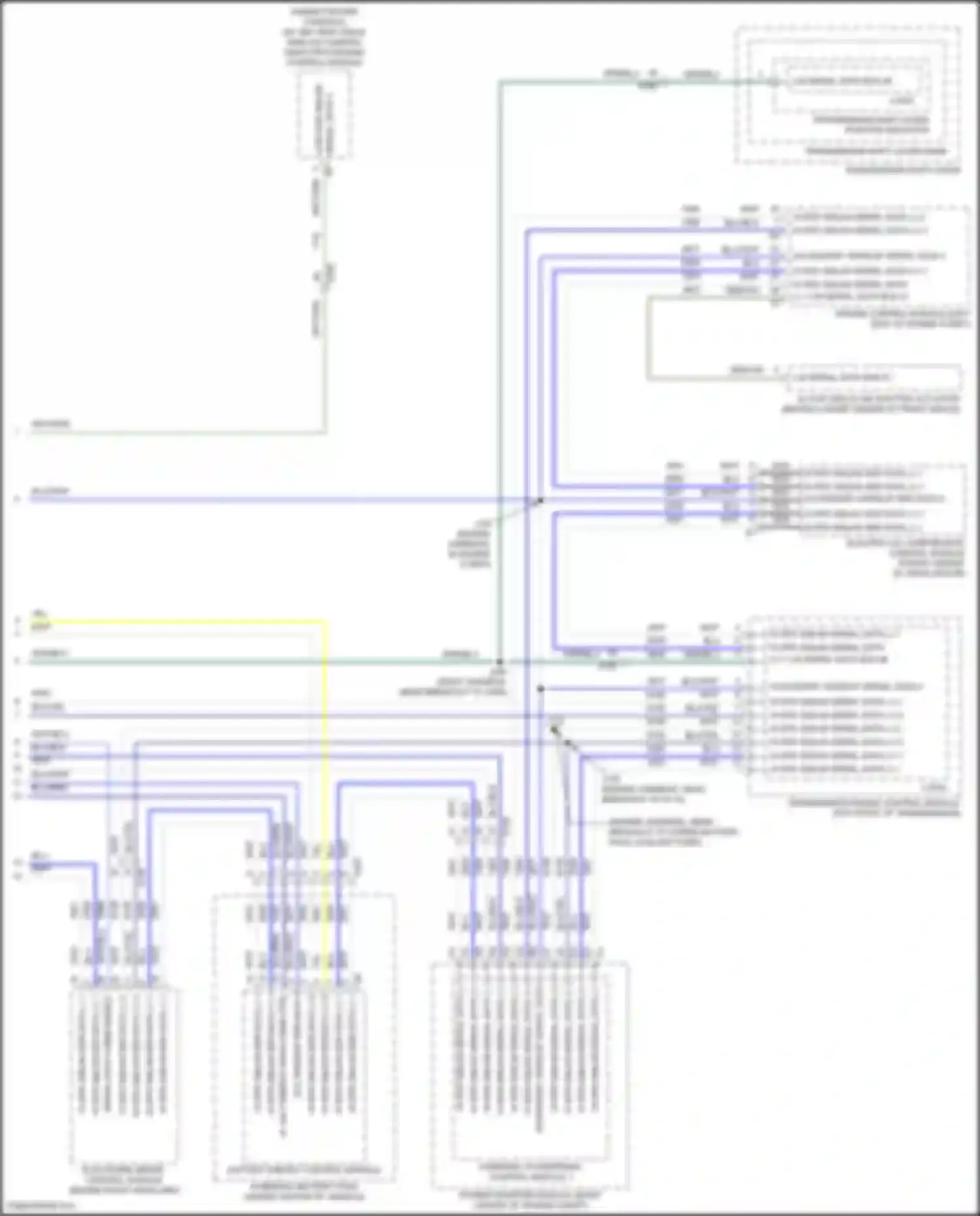 Wiring diagram lin serial data bus 21 for Chevrolet Bolt I (2016-2021) (1 of 2)