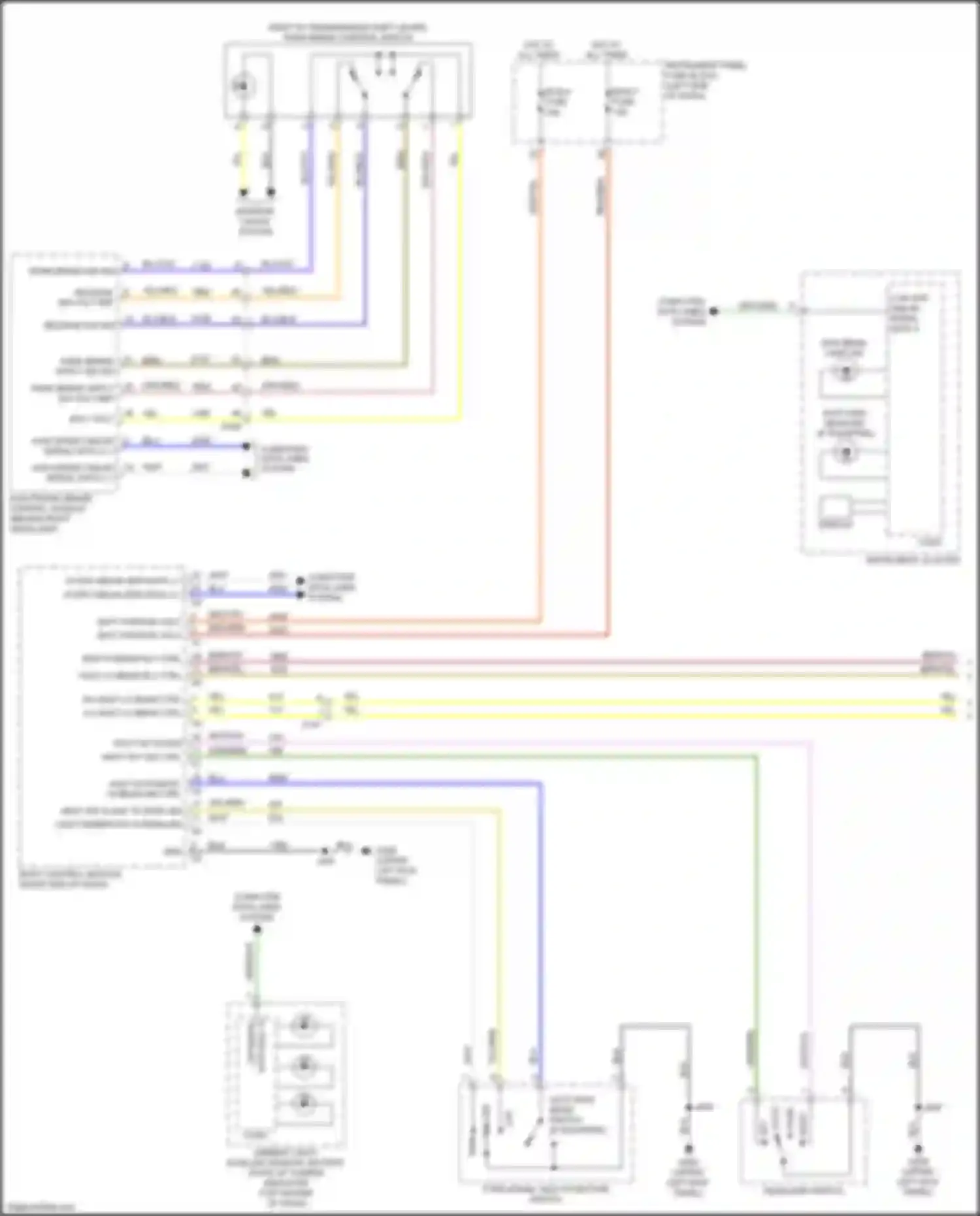 Wiring diagram park brake sw sig for Chevrolet Bolt I (2016-2021) (2 of 2)