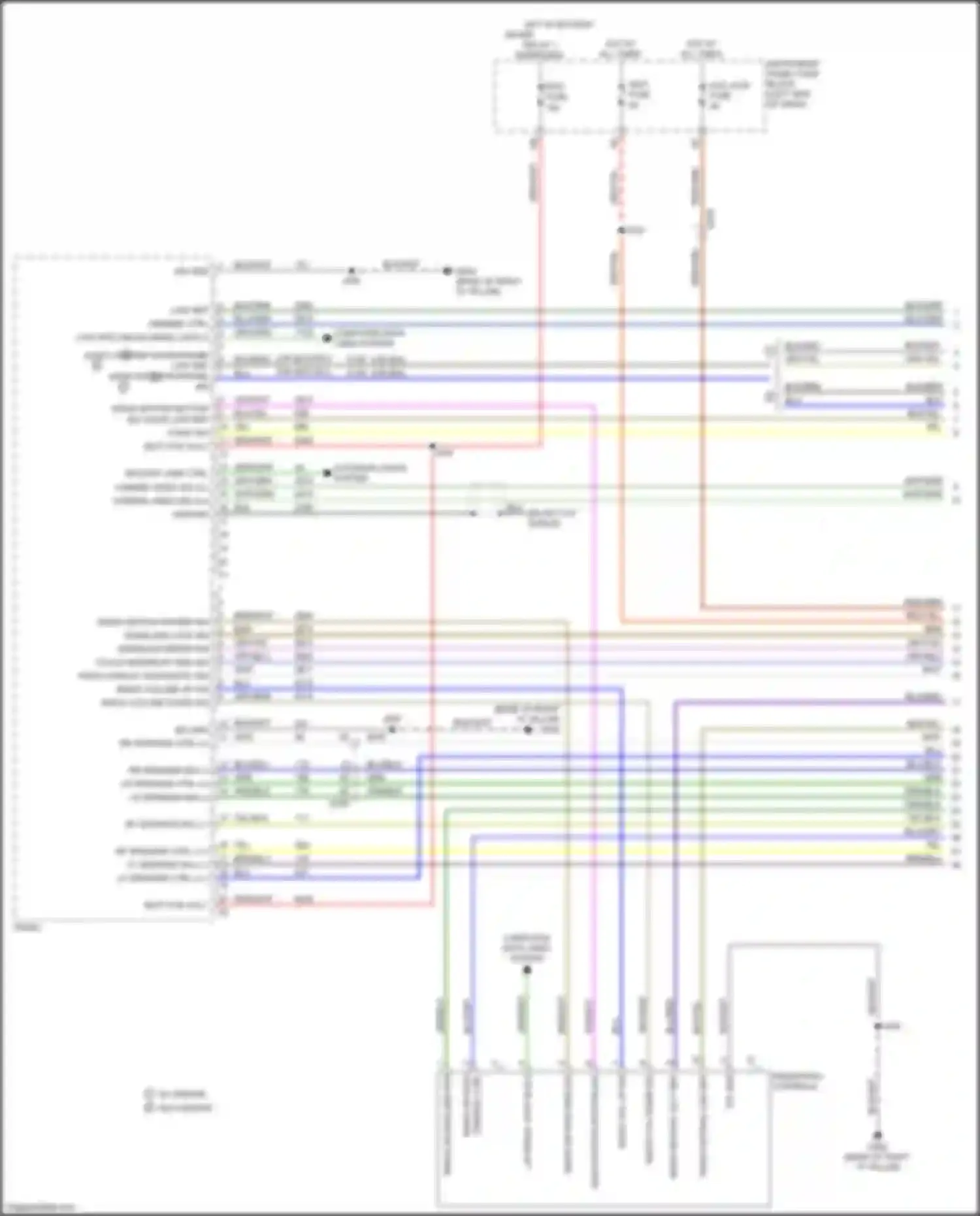 Wiring diagram radio keypad button sig voice low ref for Chevrolet Bolt I (2016-2021) (1 of 4)