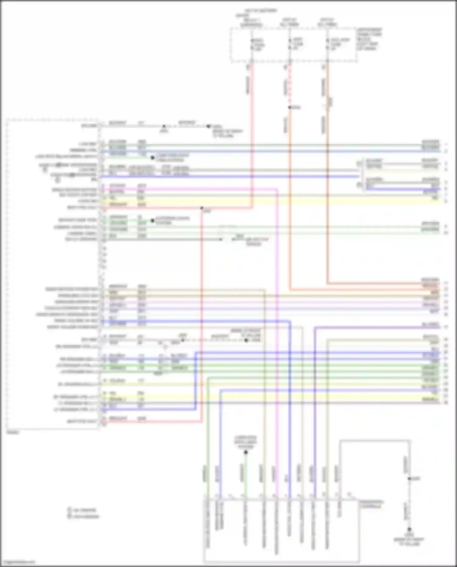 Wiring diagram radio keypad button sig for Chevrolet Bolt I (2016-2021) (4 of 4)