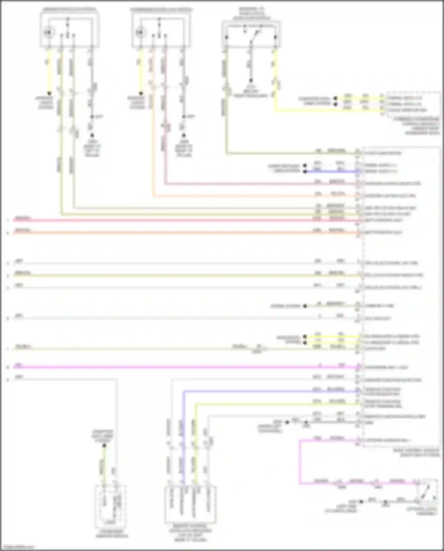 Wiring diagram remote function actr transmit sig for Chevrolet Bolt I (2016-2021) (1 of 2)