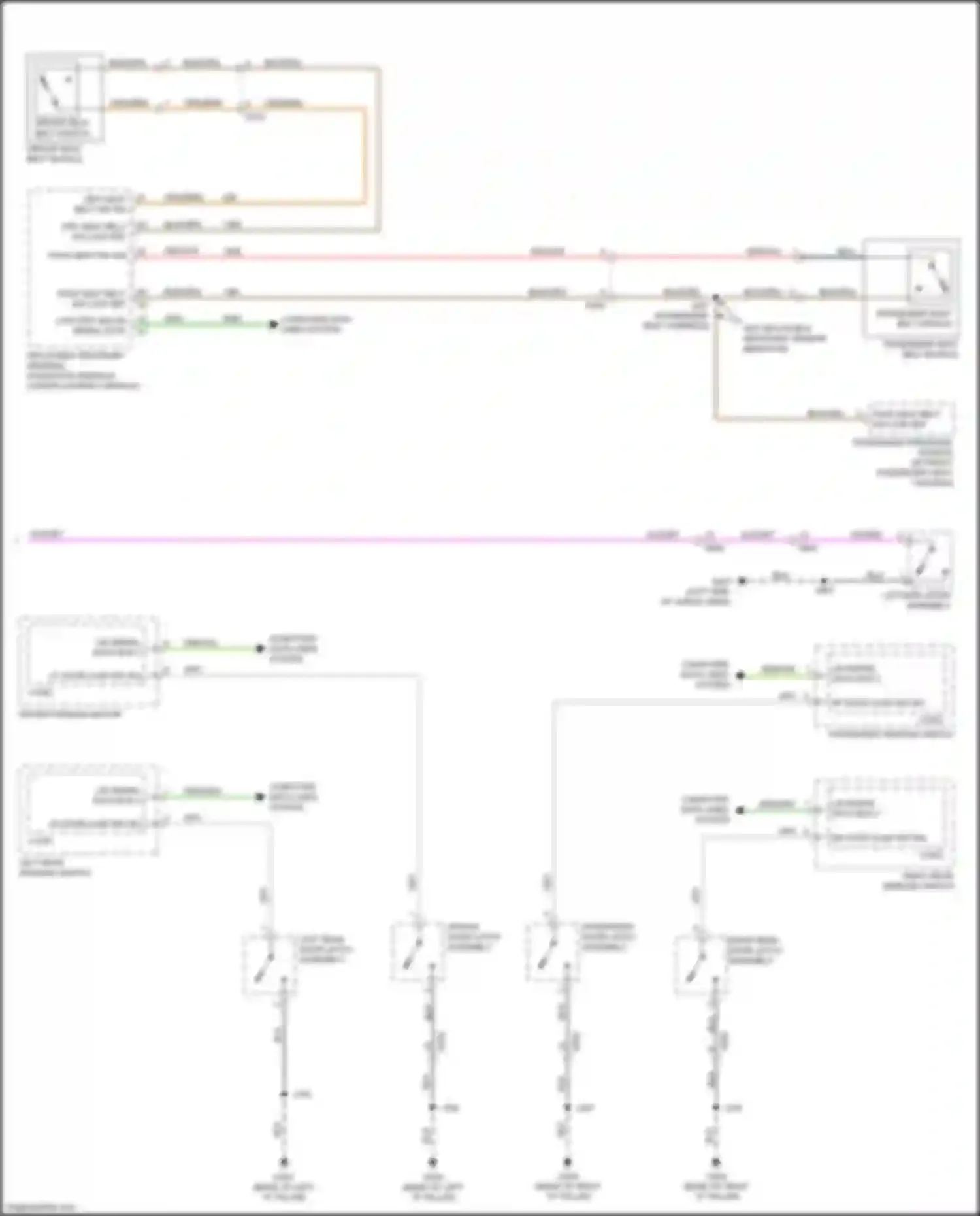 Wiring diagram rf door ajar sw sig for Chevrolet Bolt I (2016-2021) (2 of 2)