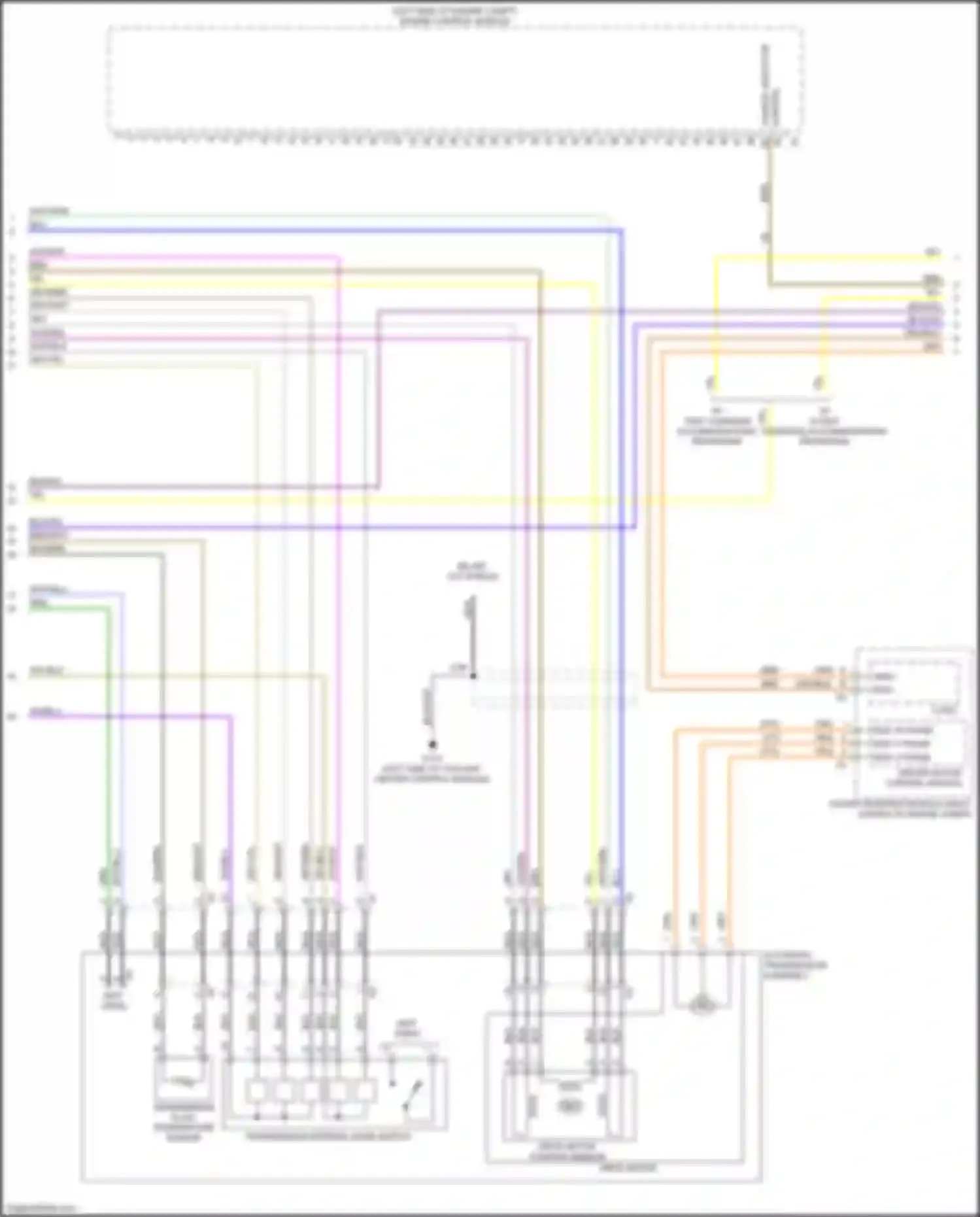 Wiring diagram transmission fluid temperature sensor for Chevrolet Bolt I (2016-2021) (2 of 2)