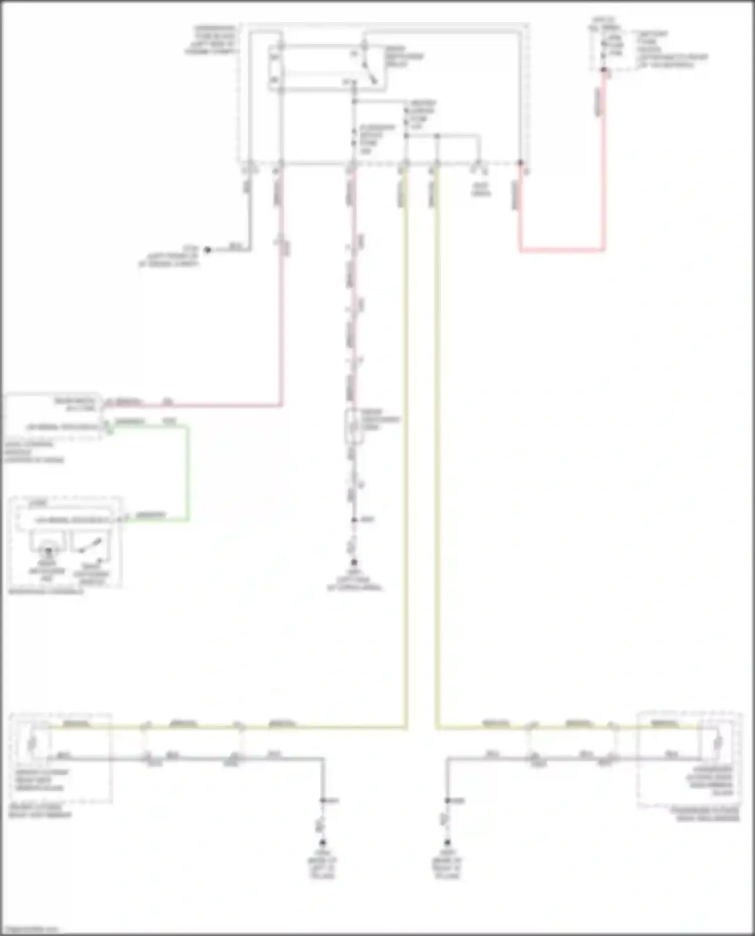 Wiring diagram underhood fuse block for Chevrolet Bolt I (2016-2021) (1 of 35)
