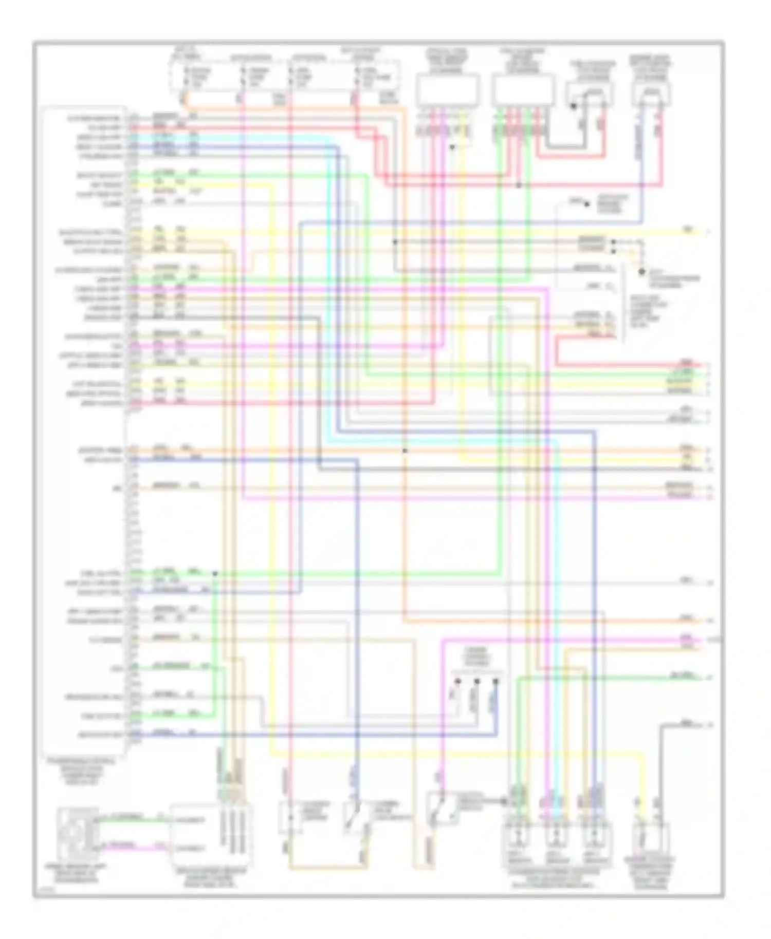 Wiring diagram fuel inj ctrl egr sol ctrl eng shut-off ctrl for Chevrolet Cab & Chassis C3500  (1989-2000) (1 of 3)