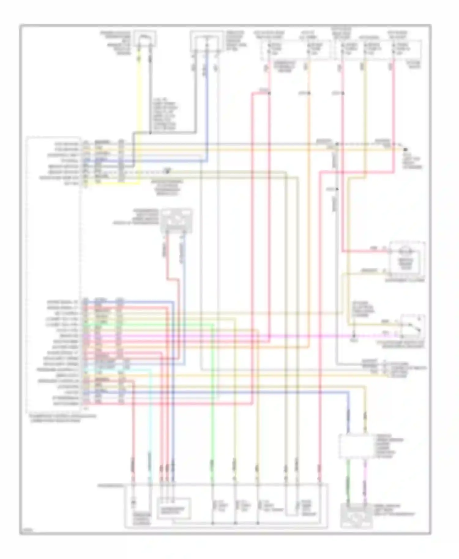 Wiring diagram hot in run, bulb test or start for Chevrolet Cab & Chassis C3500  (1989-2000) (31 of 58)
