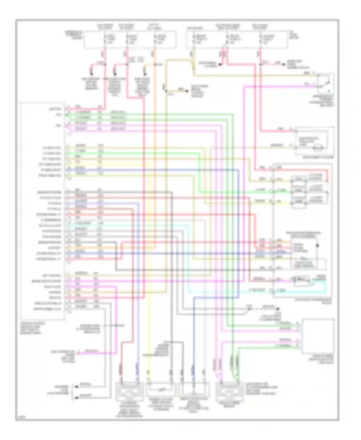 Wiring diagram range signal "c" for Chevrolet Cab & Chassis C3500  (1989-2000) (1 of 2)