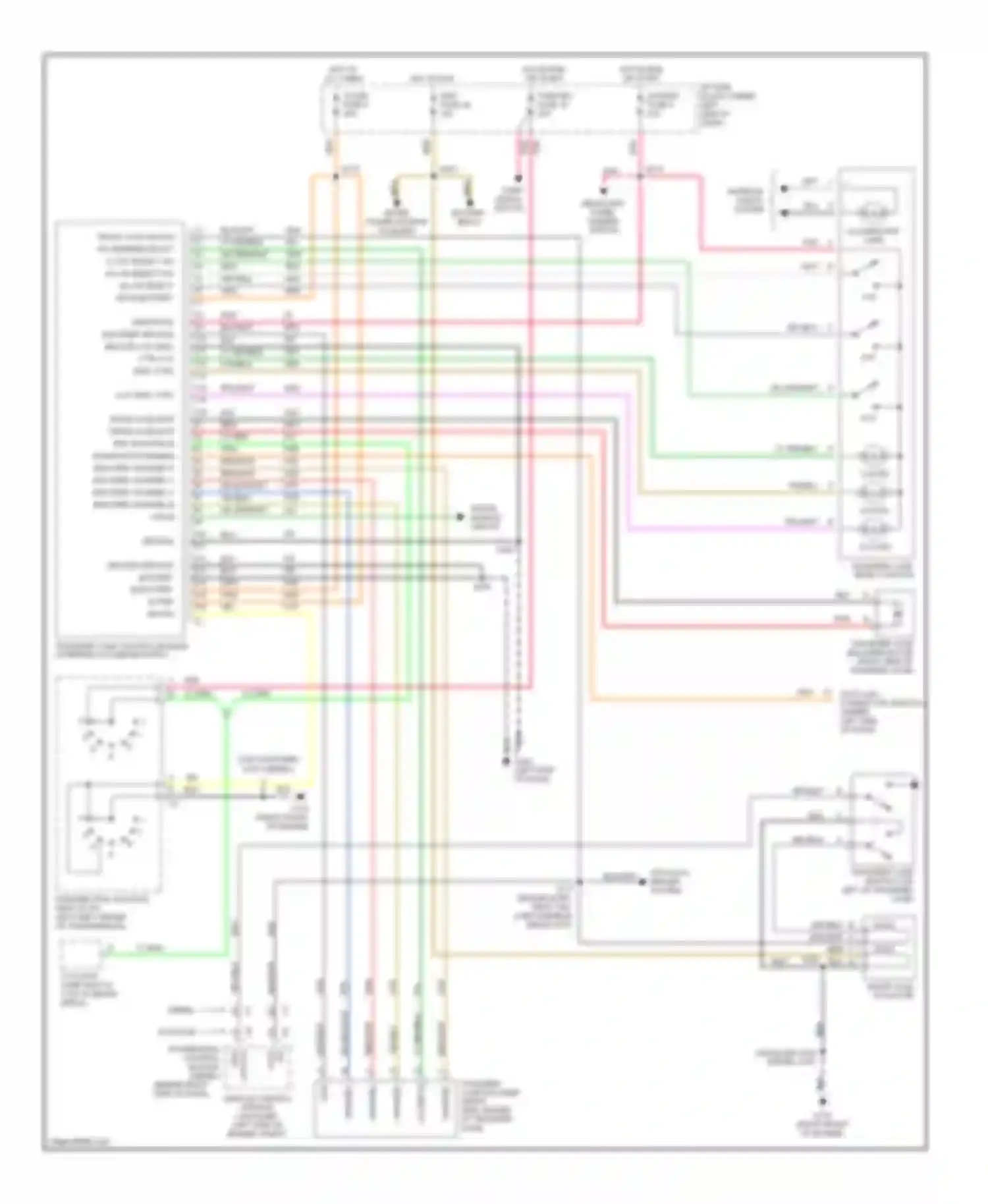 Wiring diagram spare power source auxiliary battery relay for Chevrolet Cab & Chassis K2500  (1989-2000) (4 of 10)