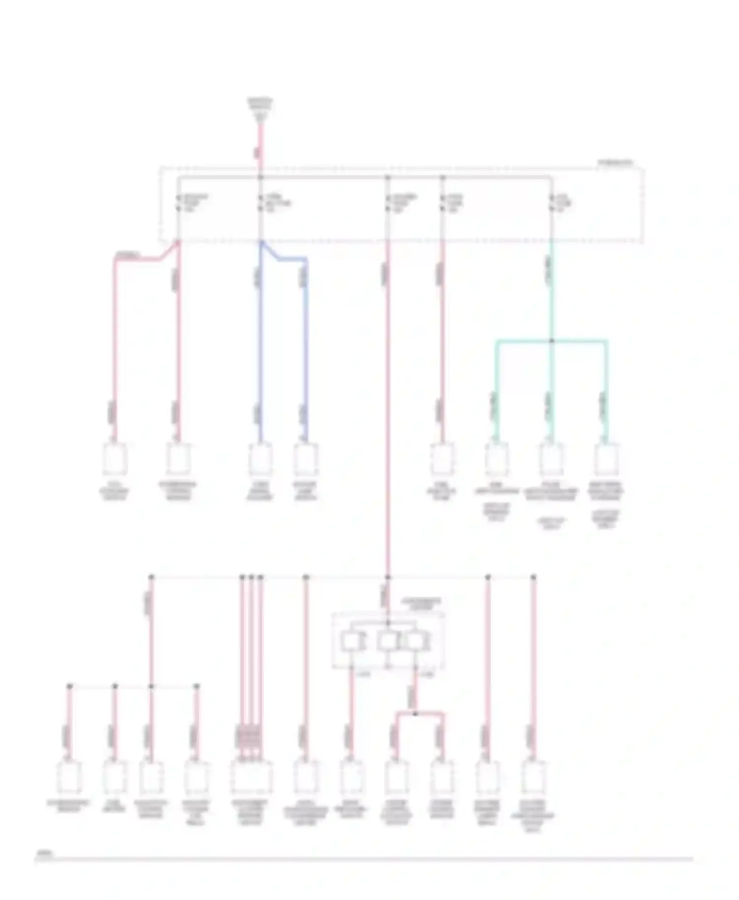 Wiring diagram turn-b/u fuse for Chevrolet Cab & Chassis K2500  (1989-2000) (1 of 2)