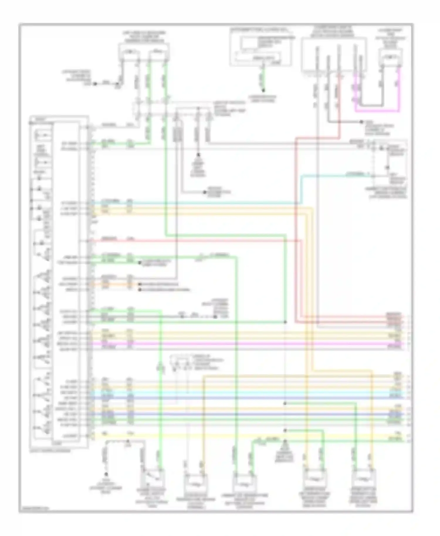 Cab & Chassis Silverado 3500 HD Chevrolet  (2008-2011): Automatic a/c circuit (1 of 3)