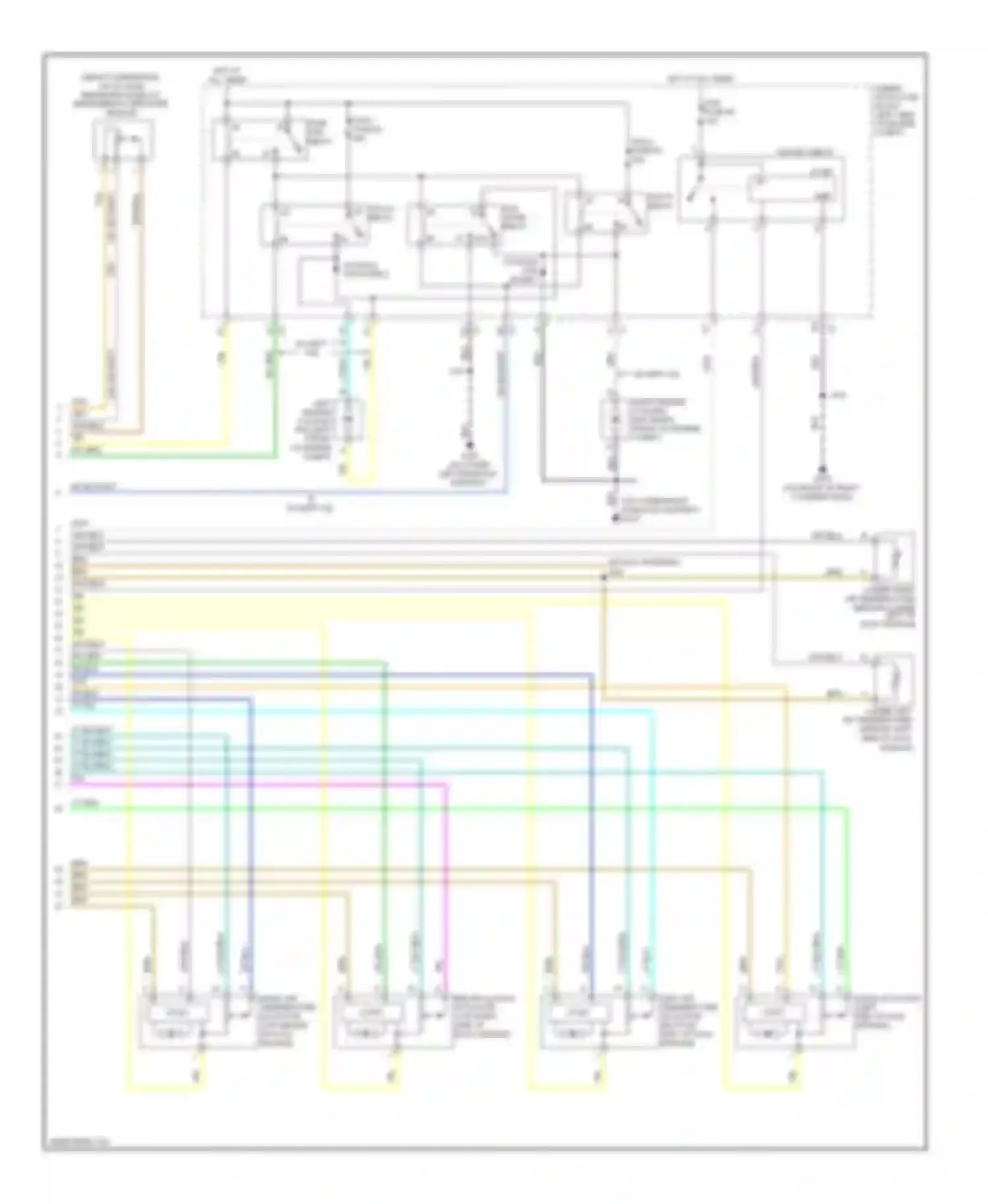 Cab & Chassis Silverado 3500 HD Chevrolet  (2008-2011): Automatic a/c circuit (3 of 3)