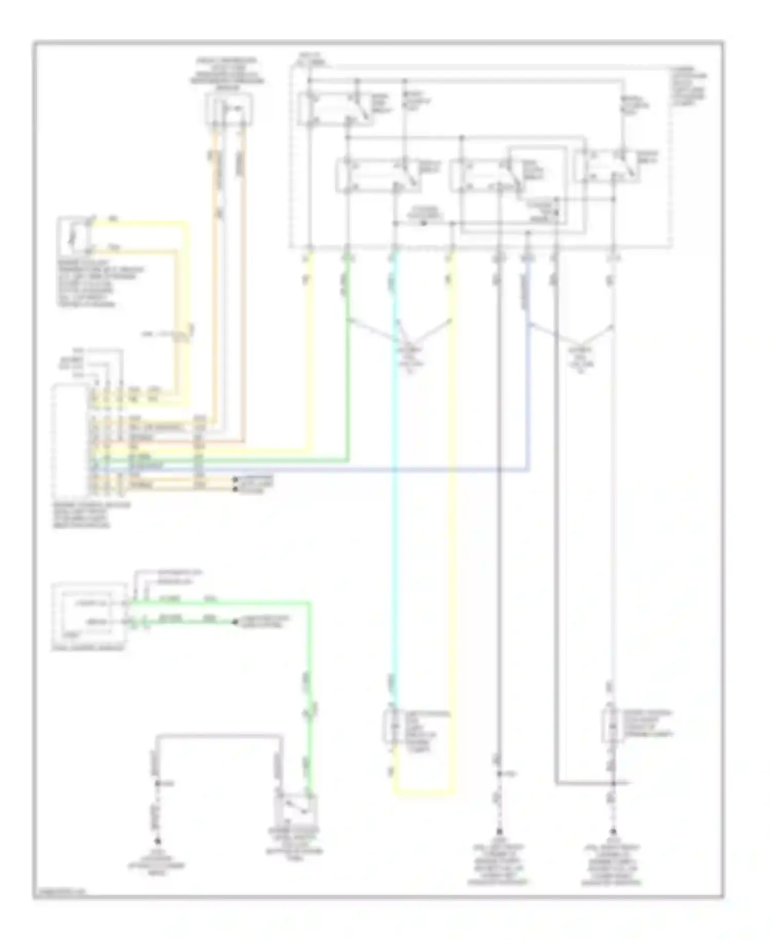 Cab & Chassis Silverado 3500 HD Chevrolet  (2008-2011): Cooling fan circuit