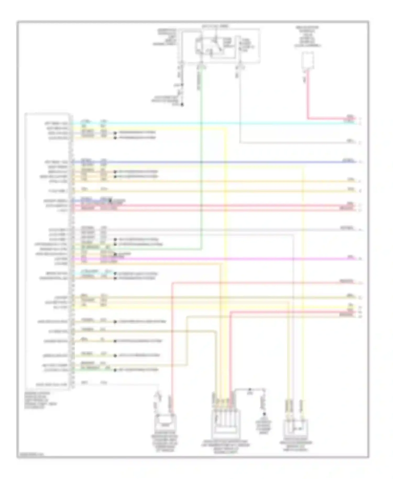 Cab & Chassis Silverado 3500 HD Chevrolet  (2008-2011): Wiring diagram engine performance 6.0l vin g (1 of 6)
