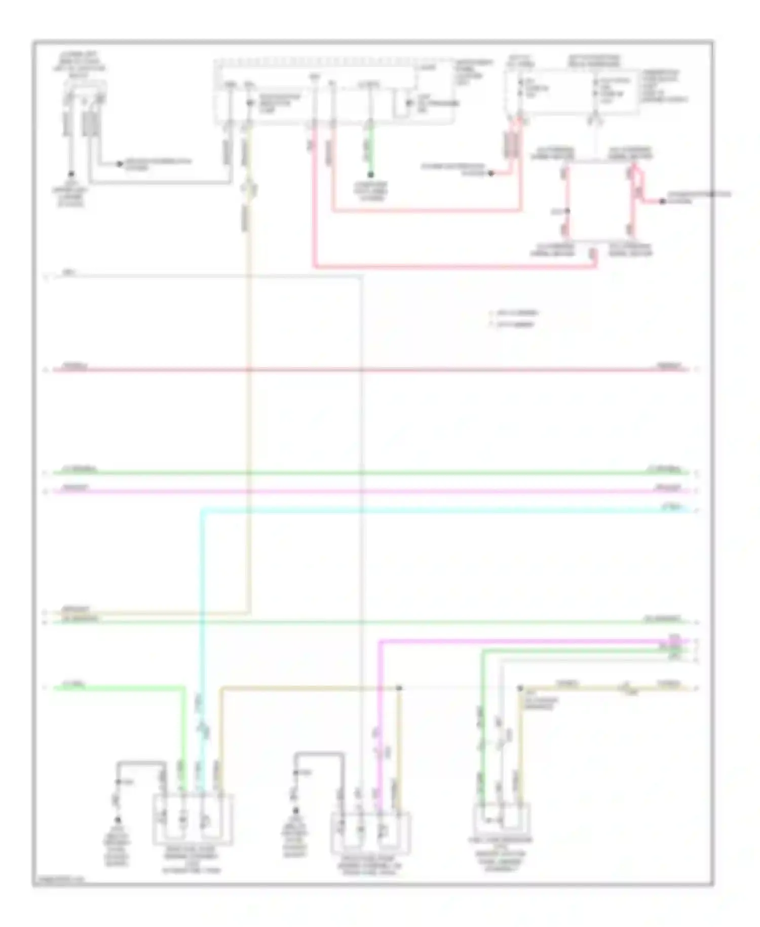 Cab & Chassis Silverado 3500 HD Chevrolet  (2008-2011): Wiring diagram engine performance 6.0l vin g (3 of 6)