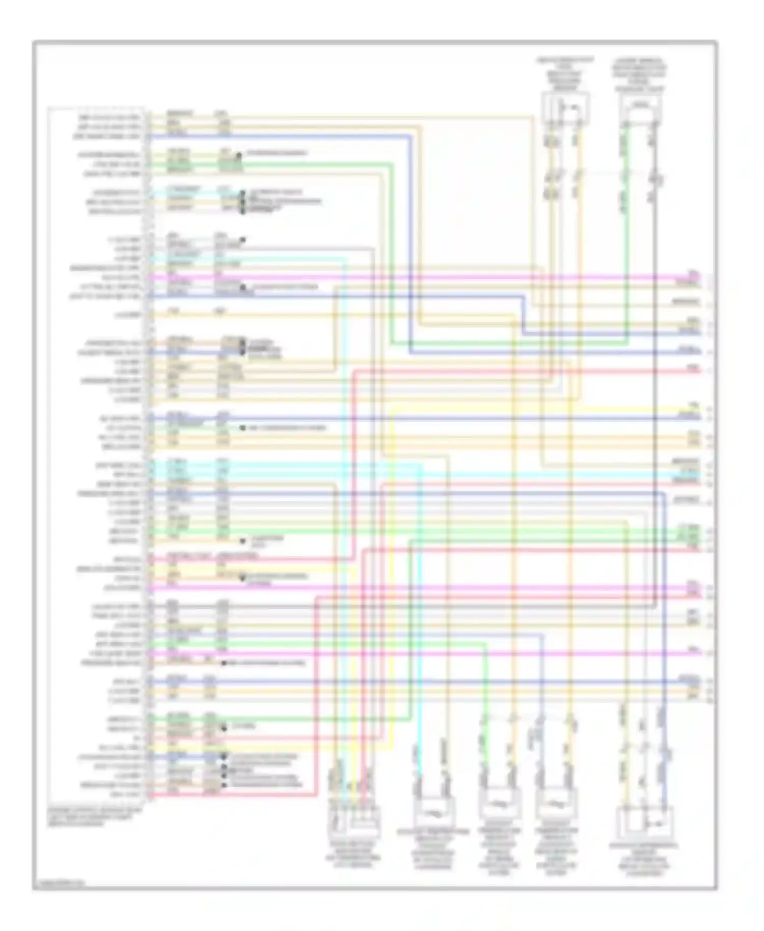 Cab & Chassis Silverado 3500 HD Chevrolet  (2008-2011): Wiring diagram engine performance 6.6l vin l (1 of 6)