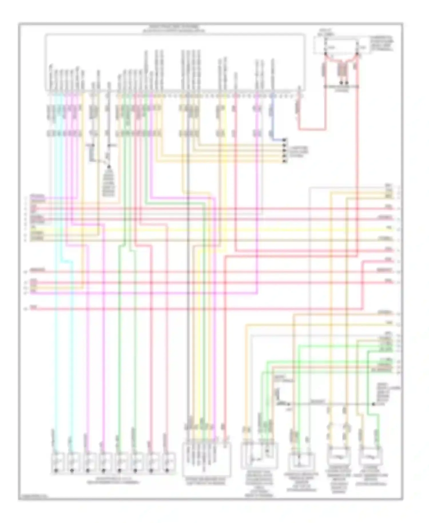 Cab & Chassis Silverado 3500 HD Chevrolet  (2008-2011): Wiring diagram engine performance 6.6l vin l (3 of 6)