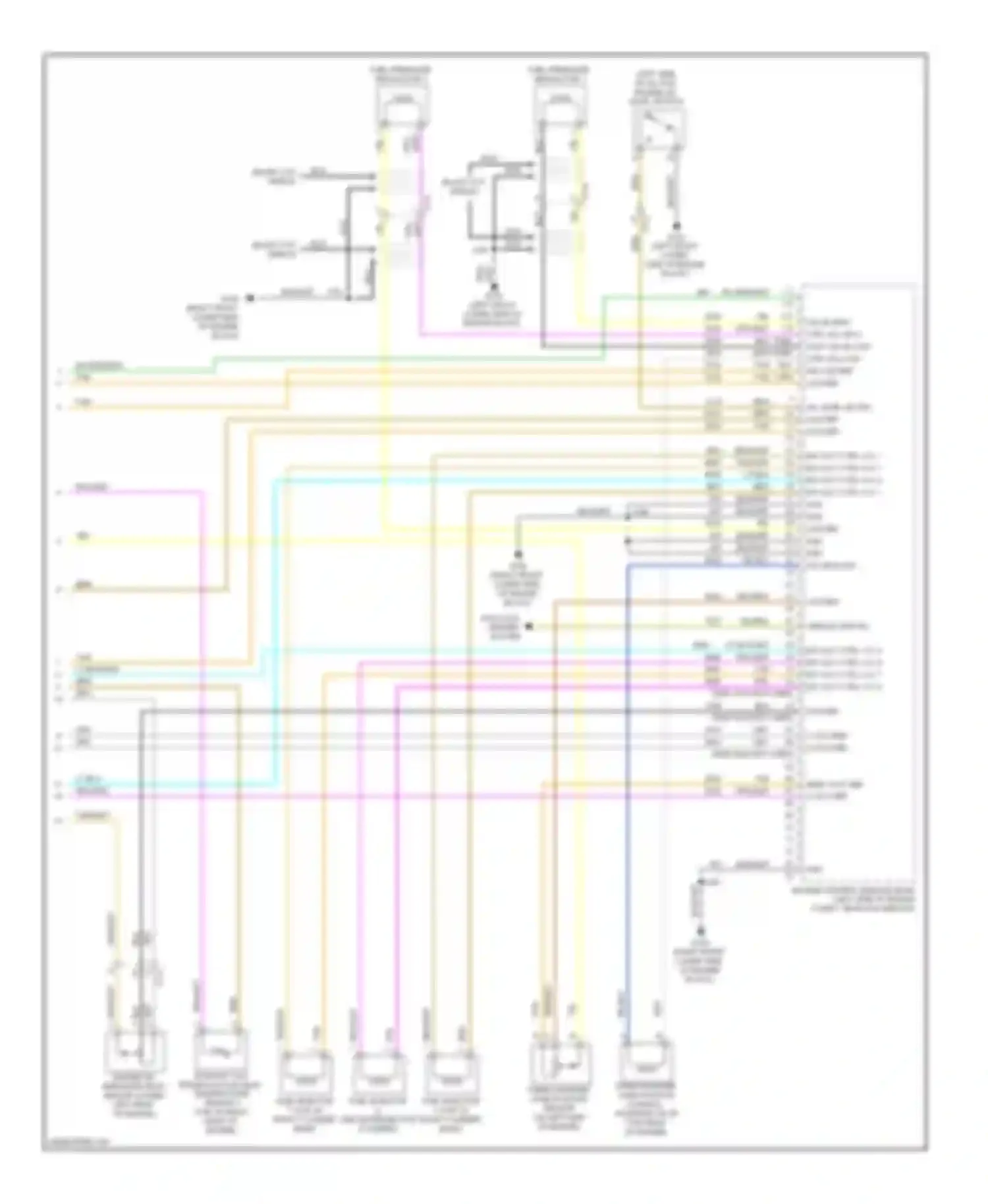 Cab & Chassis Silverado 3500 HD Chevrolet  (2008-2011): Wiring diagram engine performance 6.6l vin l (6 of 6)