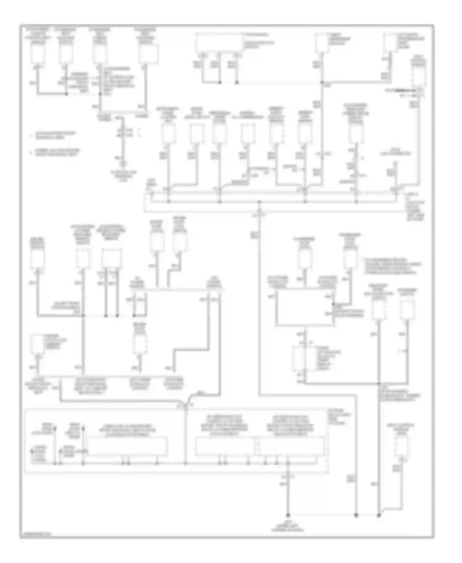 Cab & Chassis Silverado 3500 HD Chevrolet  (2008-2011): Ground distribution circuit (4 of 6)