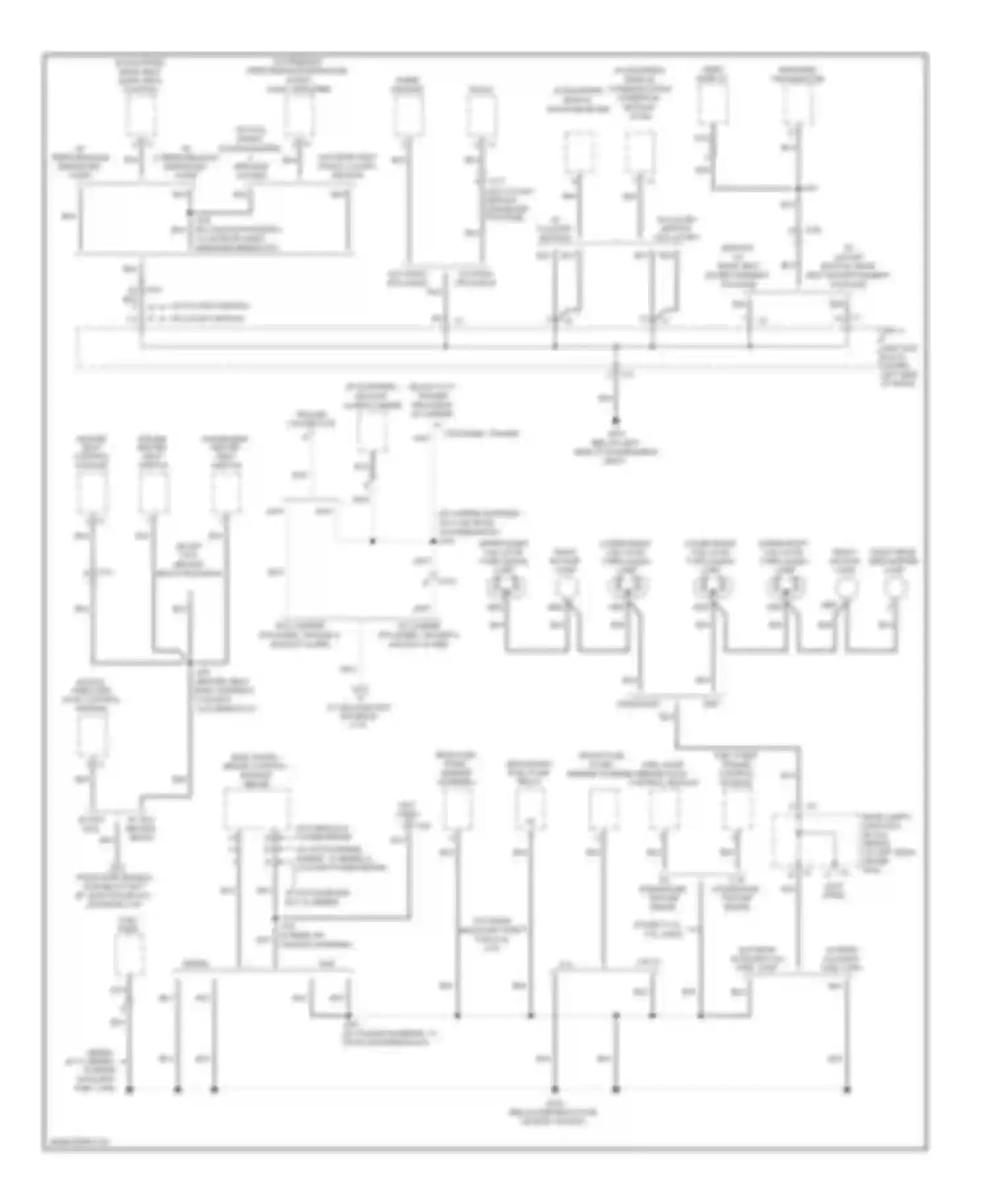 Cab & Chassis Silverado 3500 HD Chevrolet  (2008-2011): Ground distribution circuit (5 of 6)