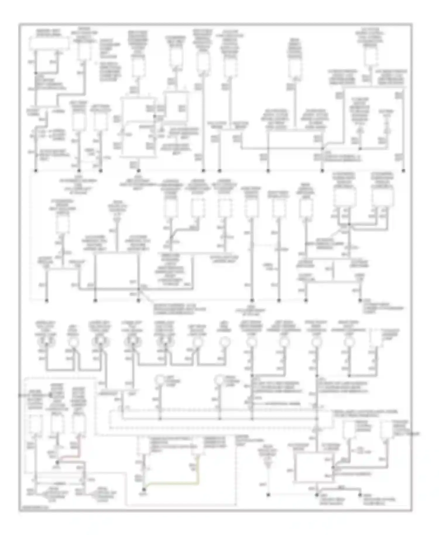 Cab & Chassis Silverado 3500 HD Chevrolet  (2008-2011): Ground distribution circuit (6 of 6)