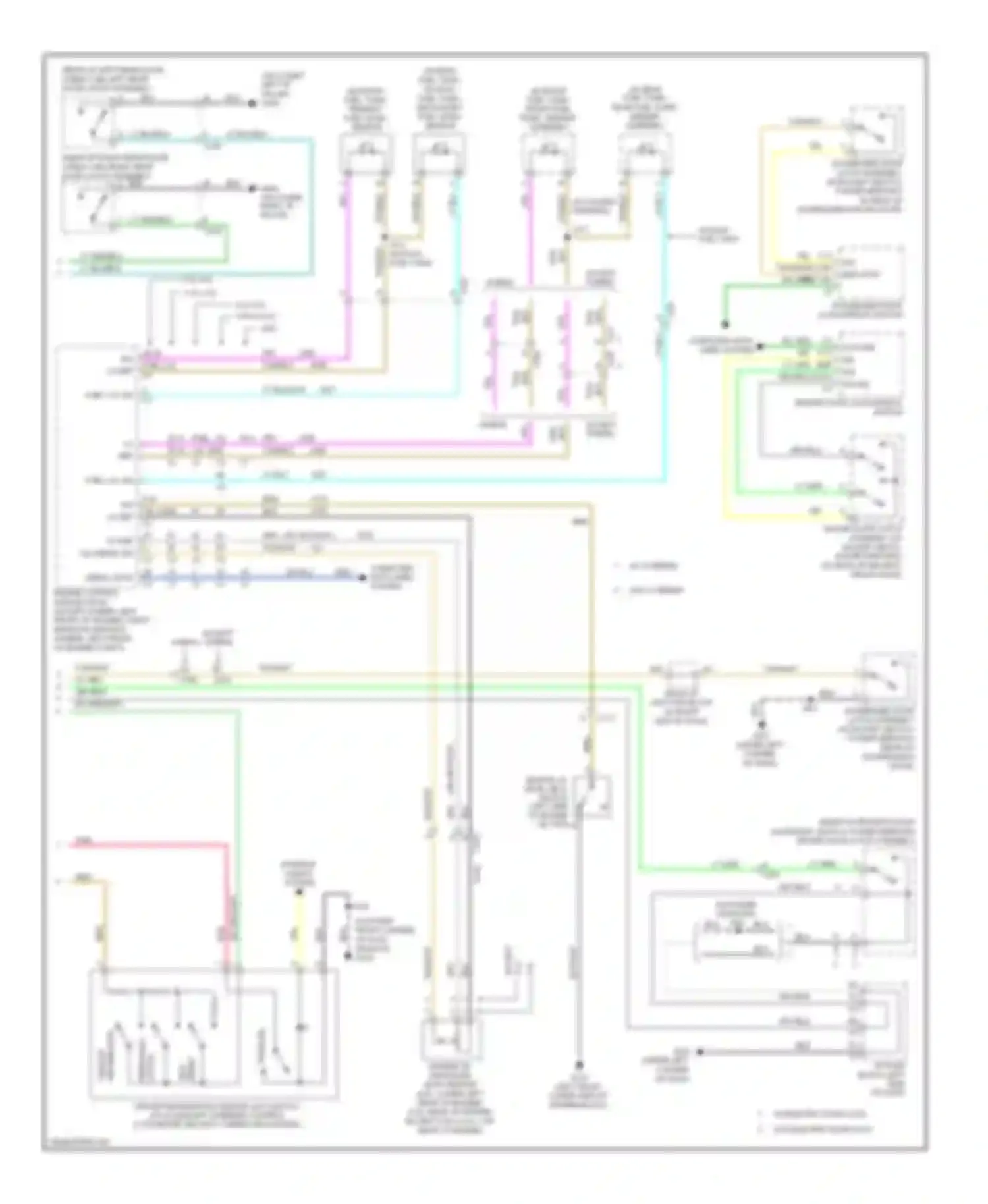 Cab & Chassis Silverado 3500 HD Chevrolet  (2008-2011): Instrument cluster circuit (2 of 2)
