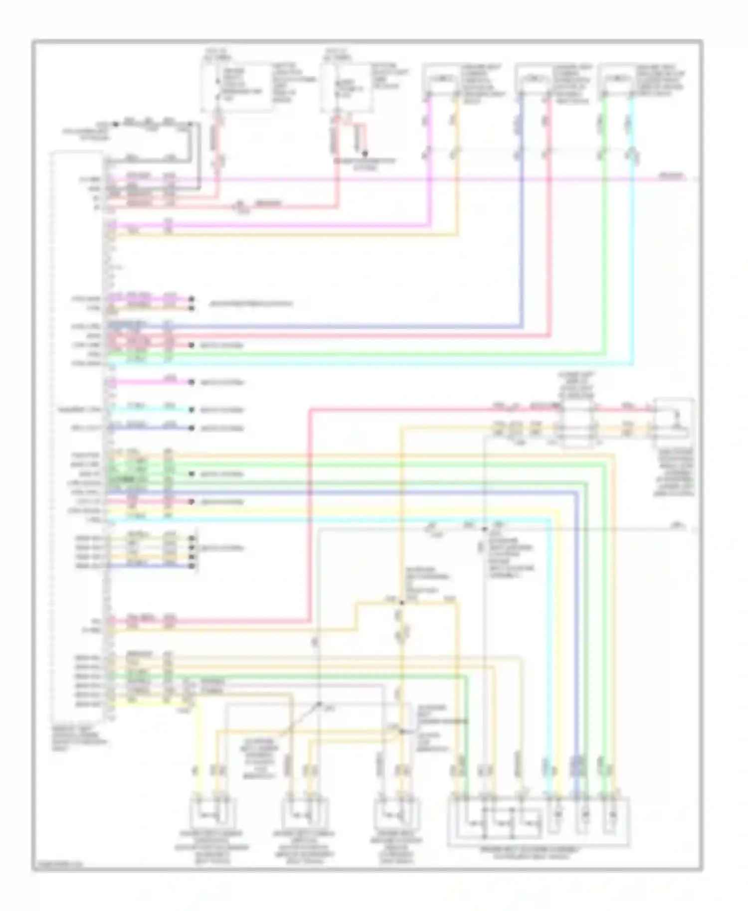 Cab & Chassis Silverado 3500 HD Chevrolet  (2008-2011): Driver"s memory seat circuit (1 of 2)