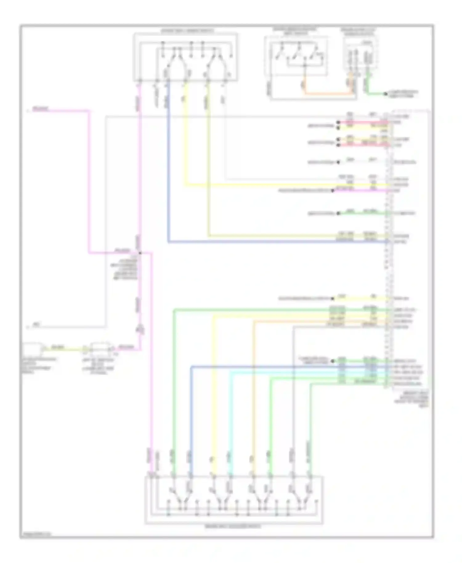 Cab & Chassis Silverado 3500 HD Chevrolet  (2008-2011): Driver"s memory seat circuit (2 of 2)
