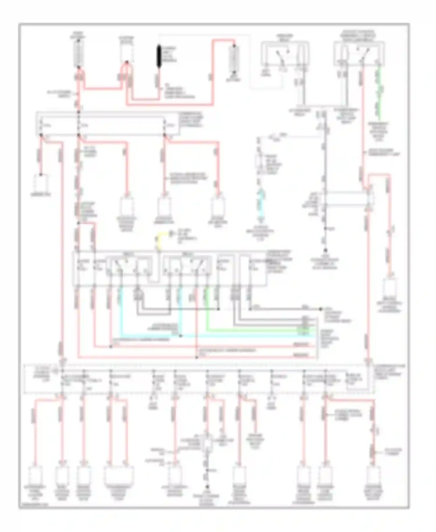 Cab & Chassis Silverado 3500 HD Chevrolet  (2008-2011): 6.6l vin l, power distribution circuit (1 of 5)