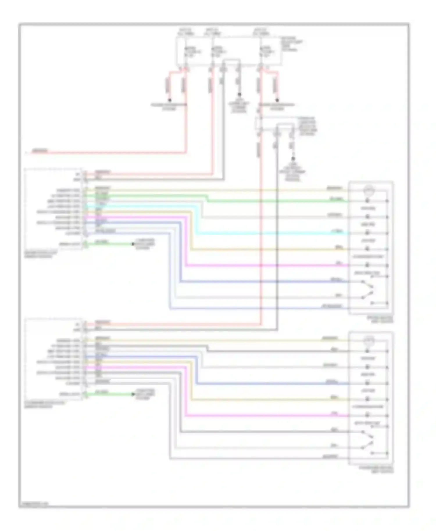 Cab & Chassis Silverado 3500 HD Chevrolet  (2008-2011): Heated seats circuit, with memory (2 of 2)