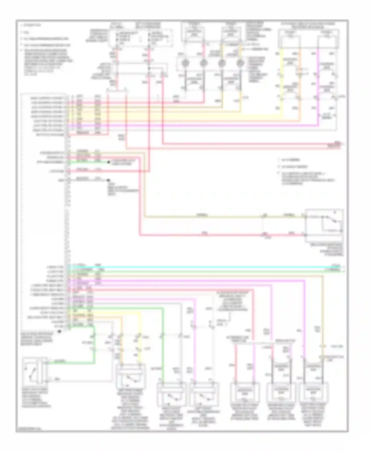 Cab & Chassis Silverado 3500 HD Chevrolet  (2008-2011): Supplemental restraints circuit (1 of 2)