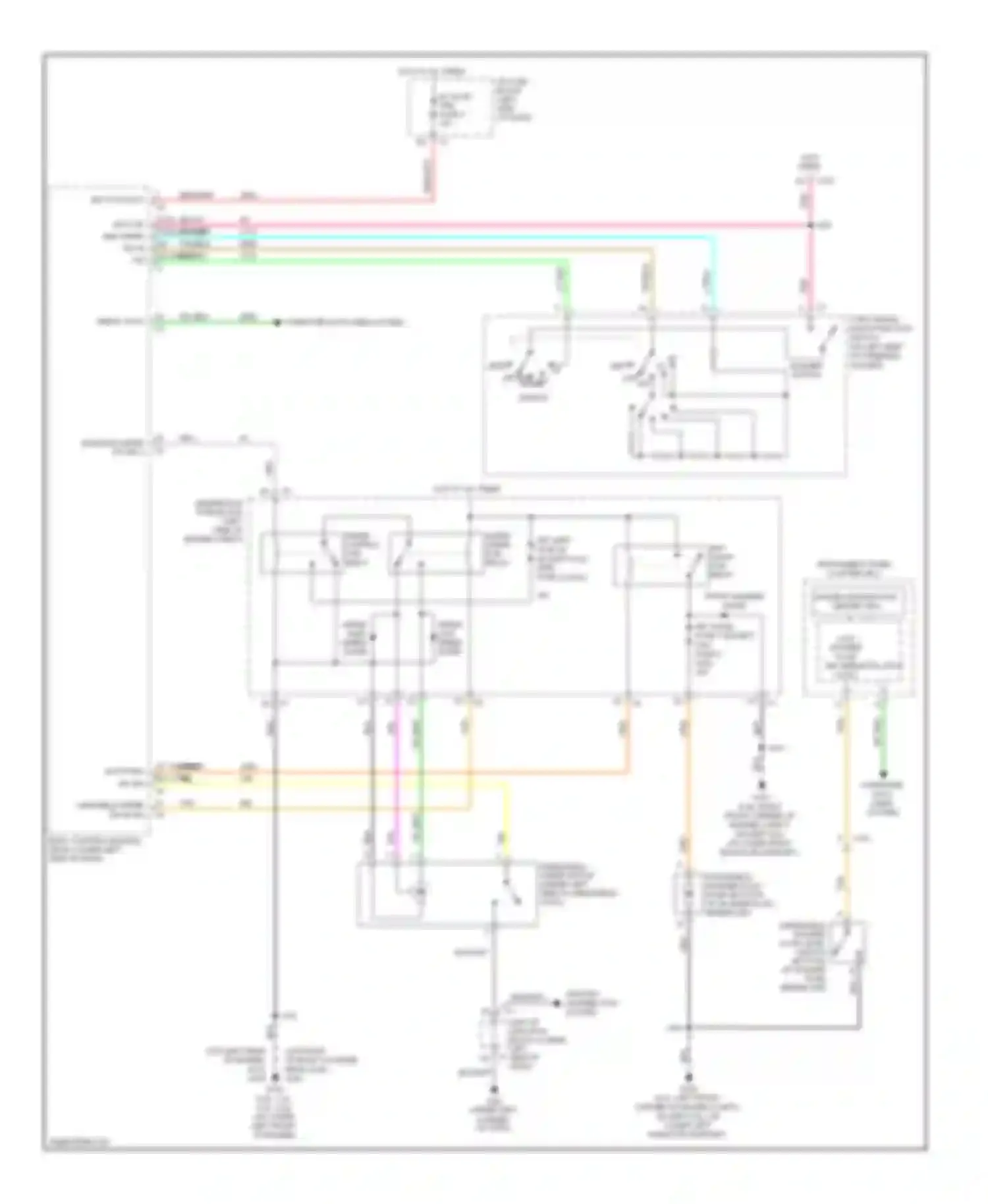 Cab & Chassis Silverado 3500 HD Chevrolet  (2008-2011): Wiper/washer circuit
