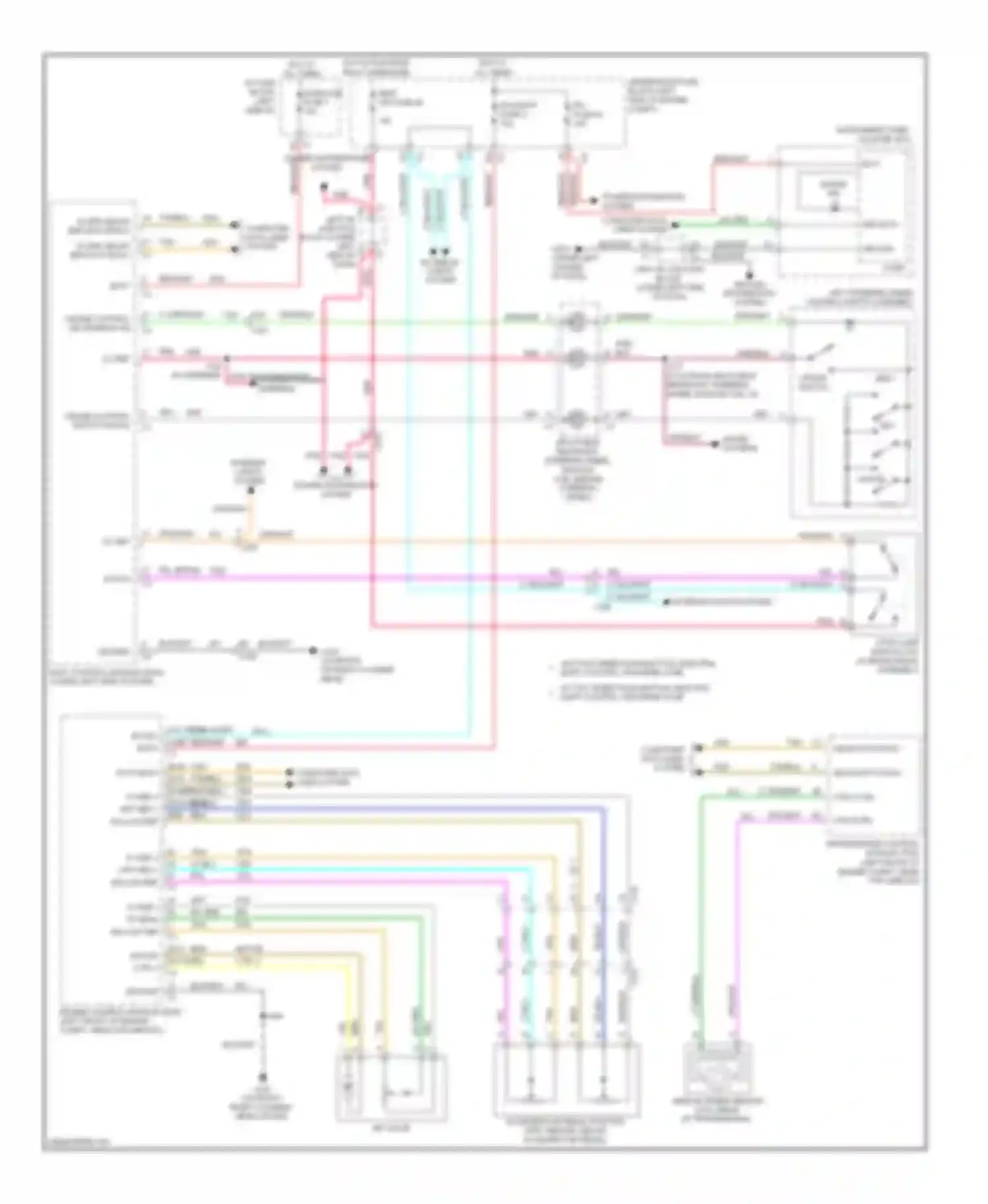 Wiring diagram 46 66 42 61 55 ser data bus- ser data bus+ for Chevrolet Cab & Chassis Silverado 3500 HD  (2008-2011) (1 of 2)