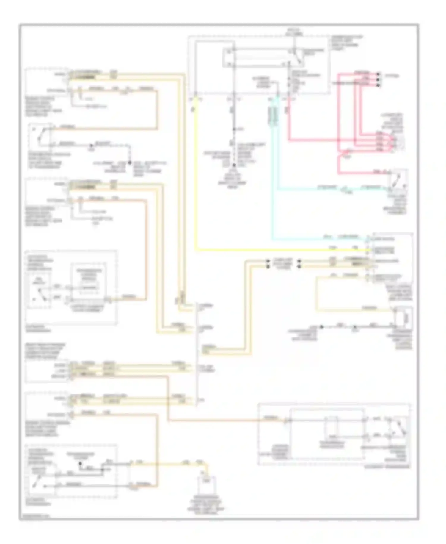 Wiring diagram automatic transmission shift lock control solenoid for Chevrolet Cab & Chassis Silverado 3500 HD  (2008-2011) (1 of 1)