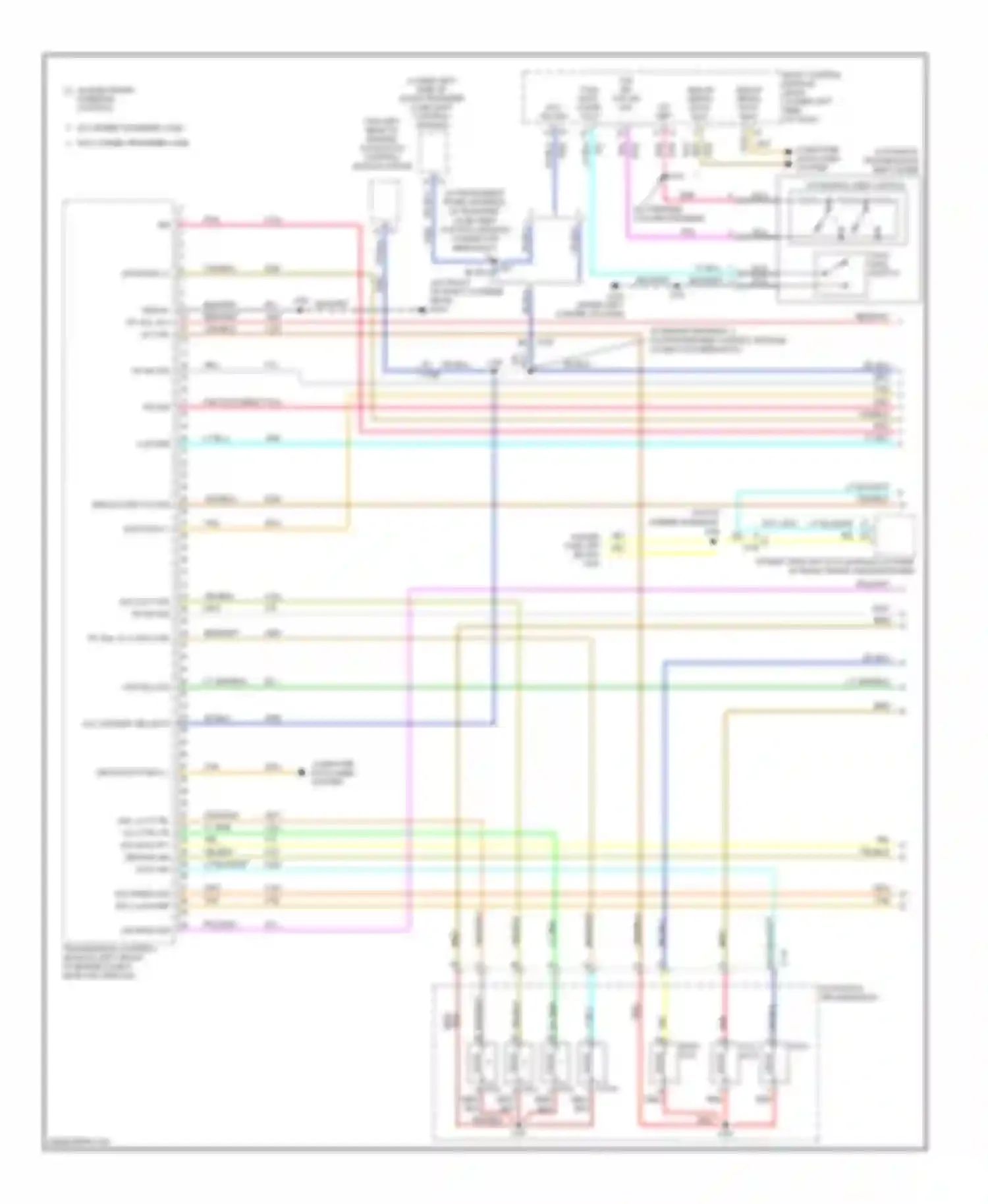 Wiring diagram gmlan data bus- for Chevrolet Cab & Chassis Silverado 3500 HD  (2008-2011) (1 of 6)