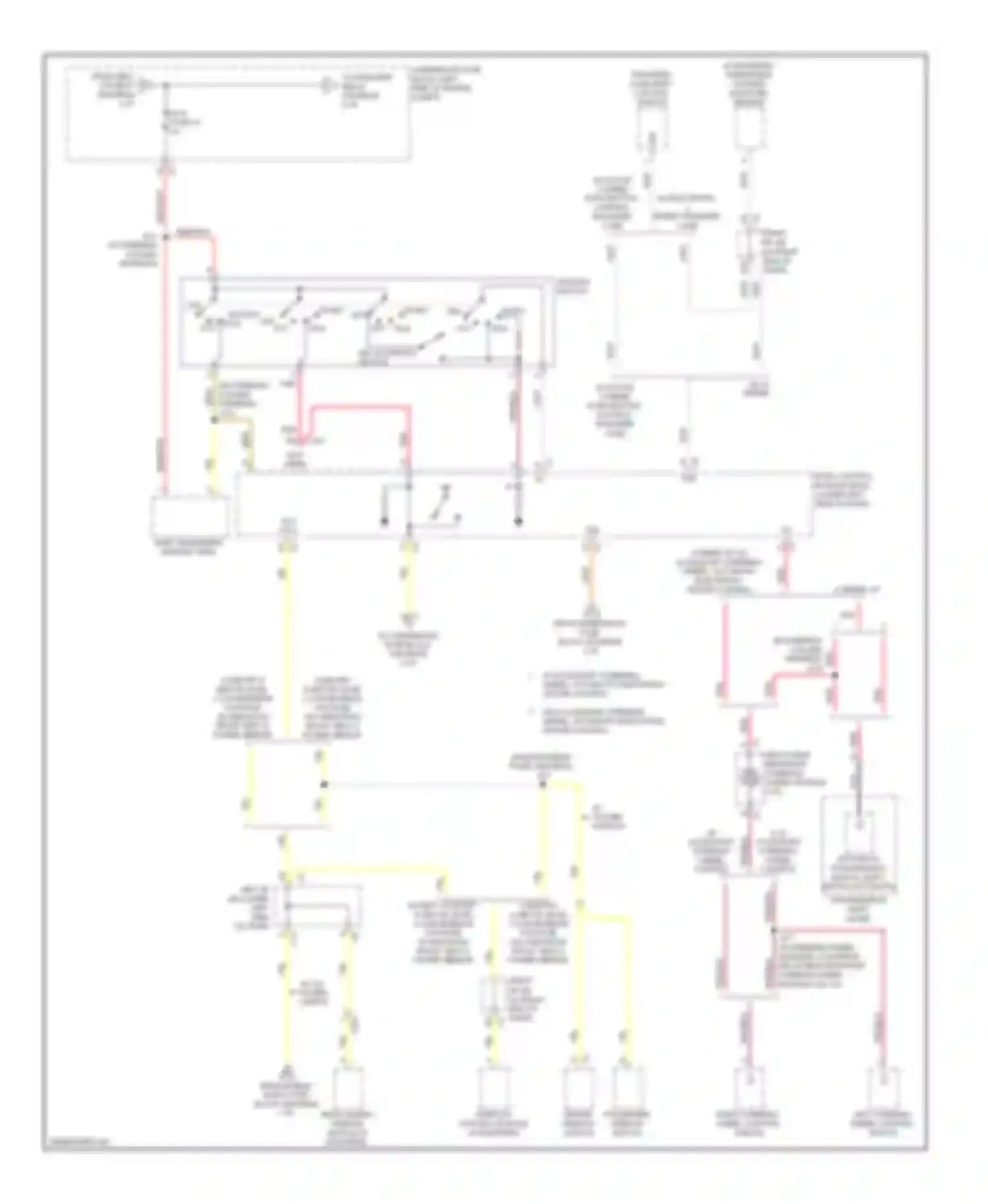 Wiring diagram key-in ignition switch for Chevrolet Cab & Chassis Silverado 3500 HD  (2008-2011) (3 of 11)