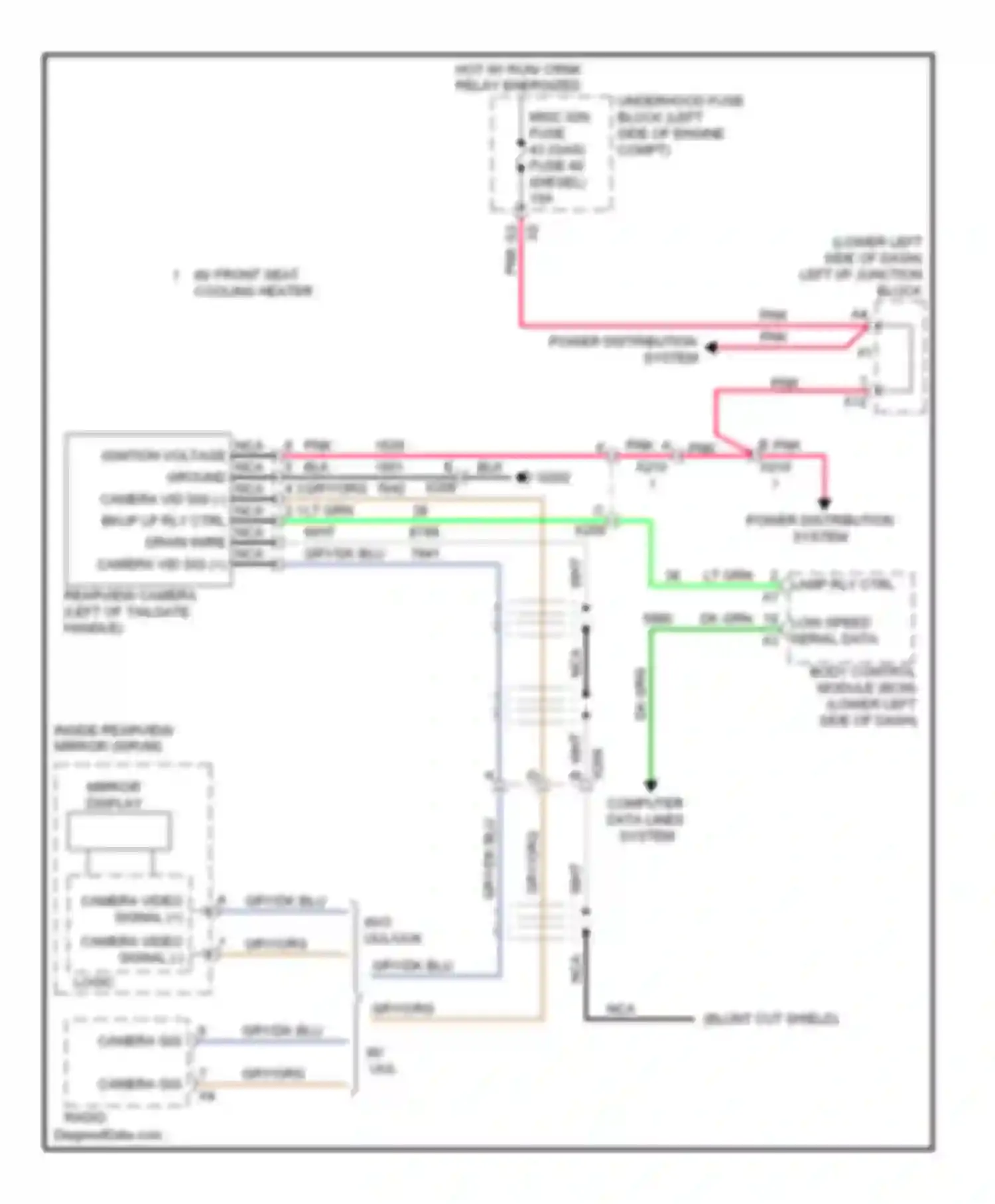 Wiring diagram lamp rly ctrl for Chevrolet Cab & Chassis Silverado 3500 HD  (2008-2011) (2 of 2)