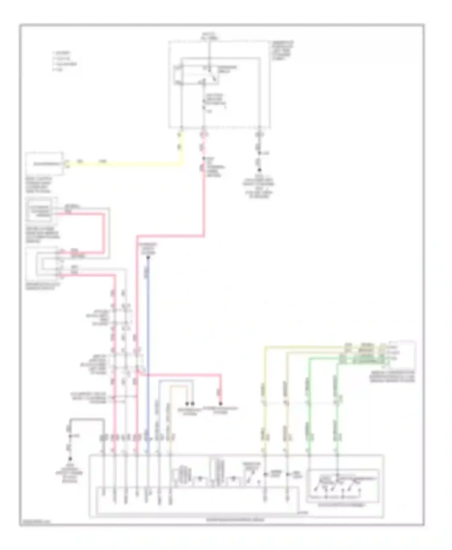 Wiring diagram mirr sig for Chevrolet Cab & Chassis Silverado 3500 HD  (2008-2011) (1 of 1)