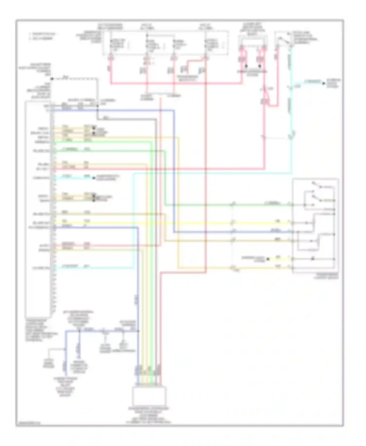 Wiring diagram misc ign fuse 43 fuse 40 for Chevrolet Cab & Chassis Silverado 3500 HD  (2008-2011) (7 of 8)