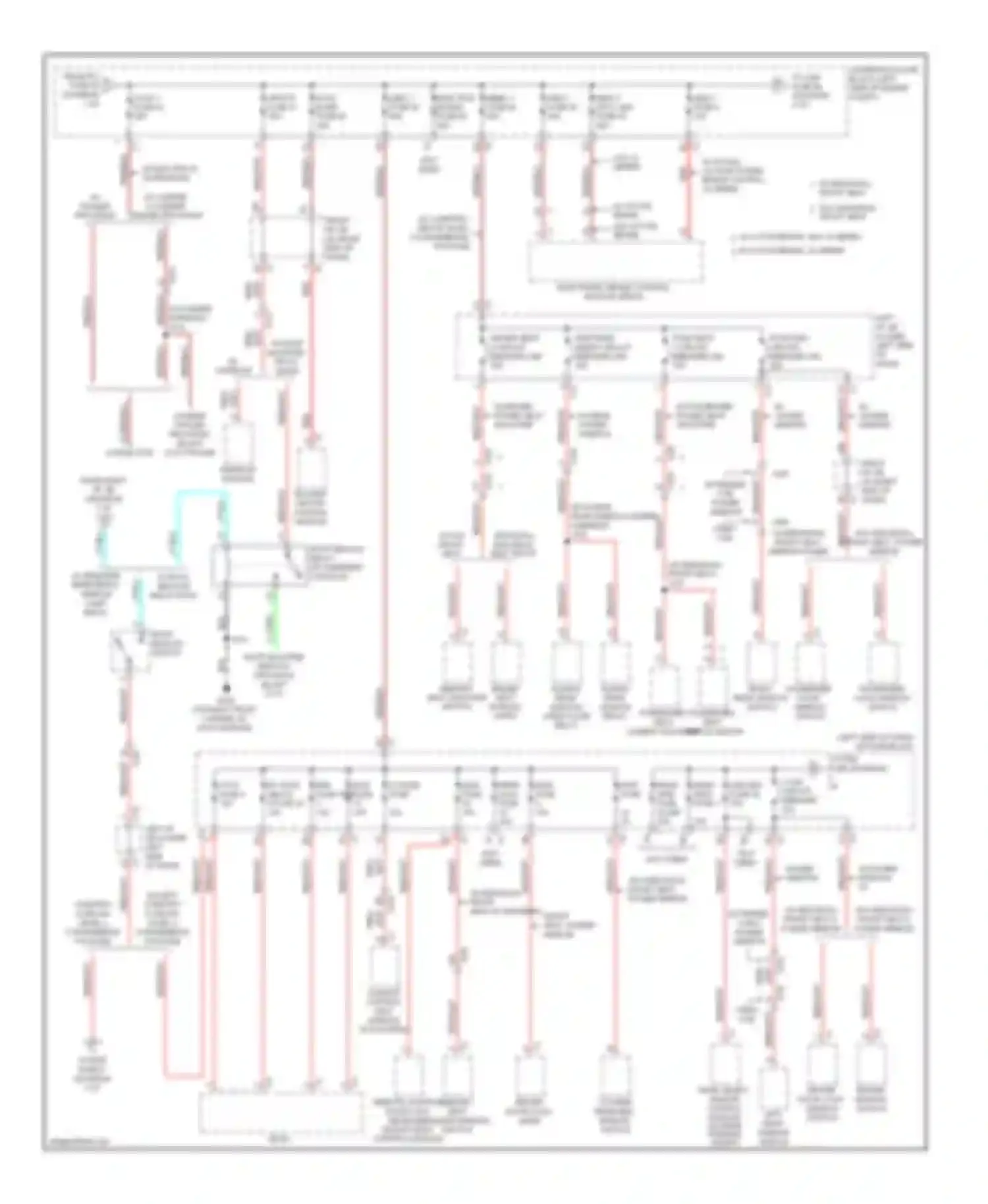 Wiring diagram passenger passenger door lock/ window window switch switch for Chevrolet Cab & Chassis Silverado 3500 HD  (2008-2011) (1 of 2)