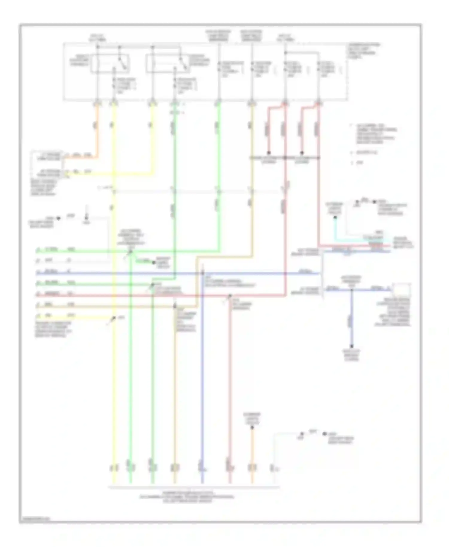 Wiring diagram power distribution system for Chevrolet Cab & Chassis Silverado 3500 HD  (2008-2011) (20 of 85)