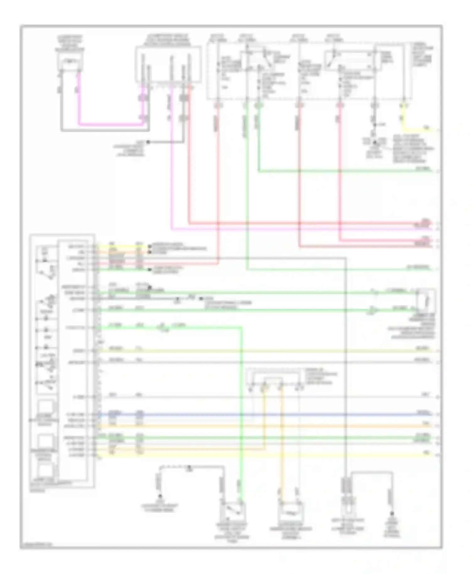 Wiring diagram recir ctrl r air tmp low ref low ref for Chevrolet Cab & Chassis Silverado 3500 HD  (2008-2011) (1 of 1)