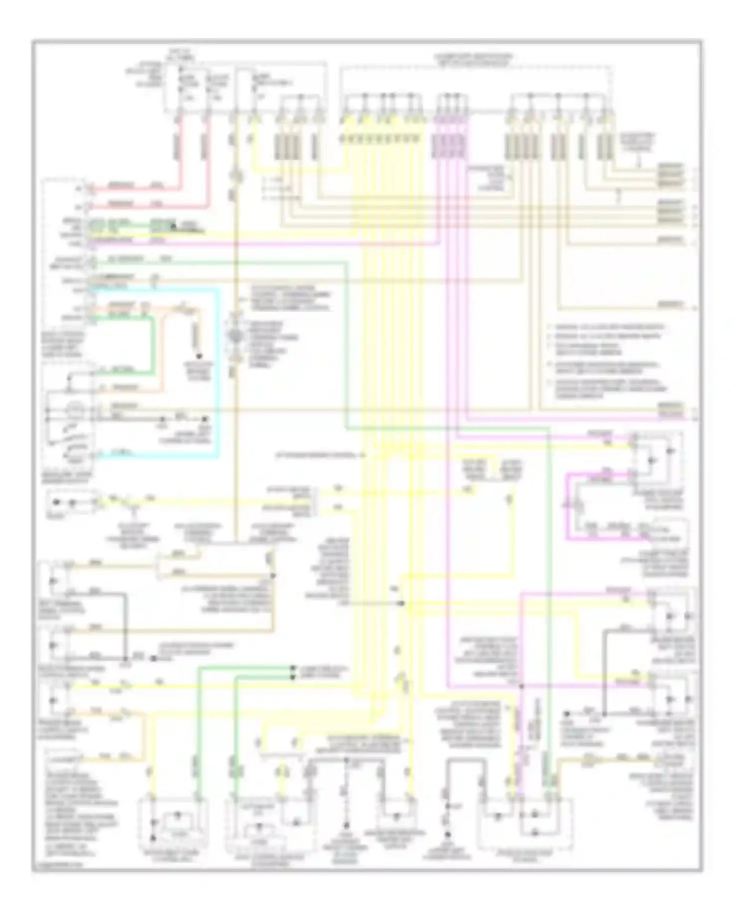 Wiring diagram swc bklt fuse 3 for Chevrolet Cab & Chassis Silverado 3500 HD  (2008-2011) (1 of 1)