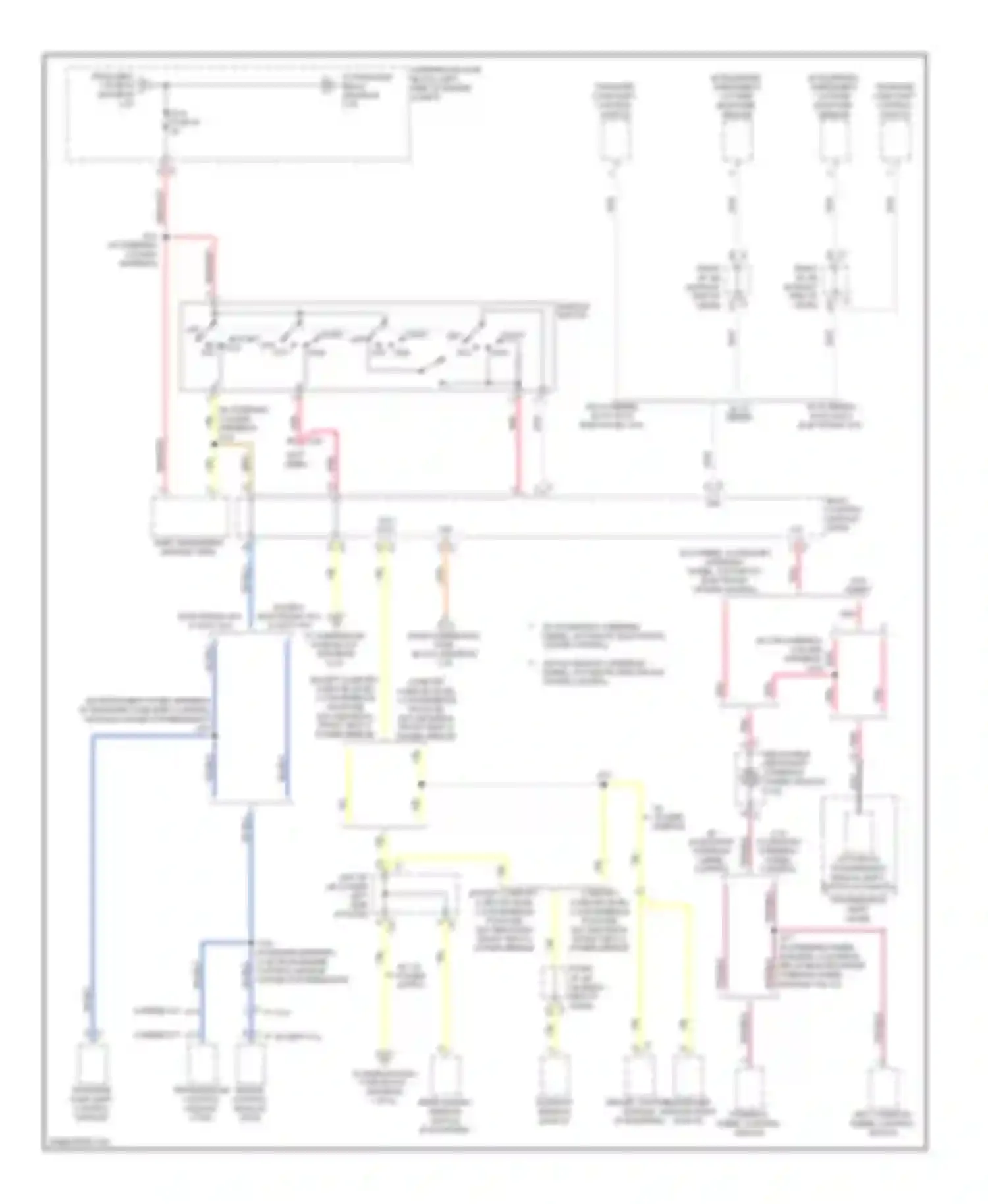 Wiring diagram transfer case shift control switch for Chevrolet Cab & Chassis Silverado 3500 HD  (2008-2011) (2 of 8)